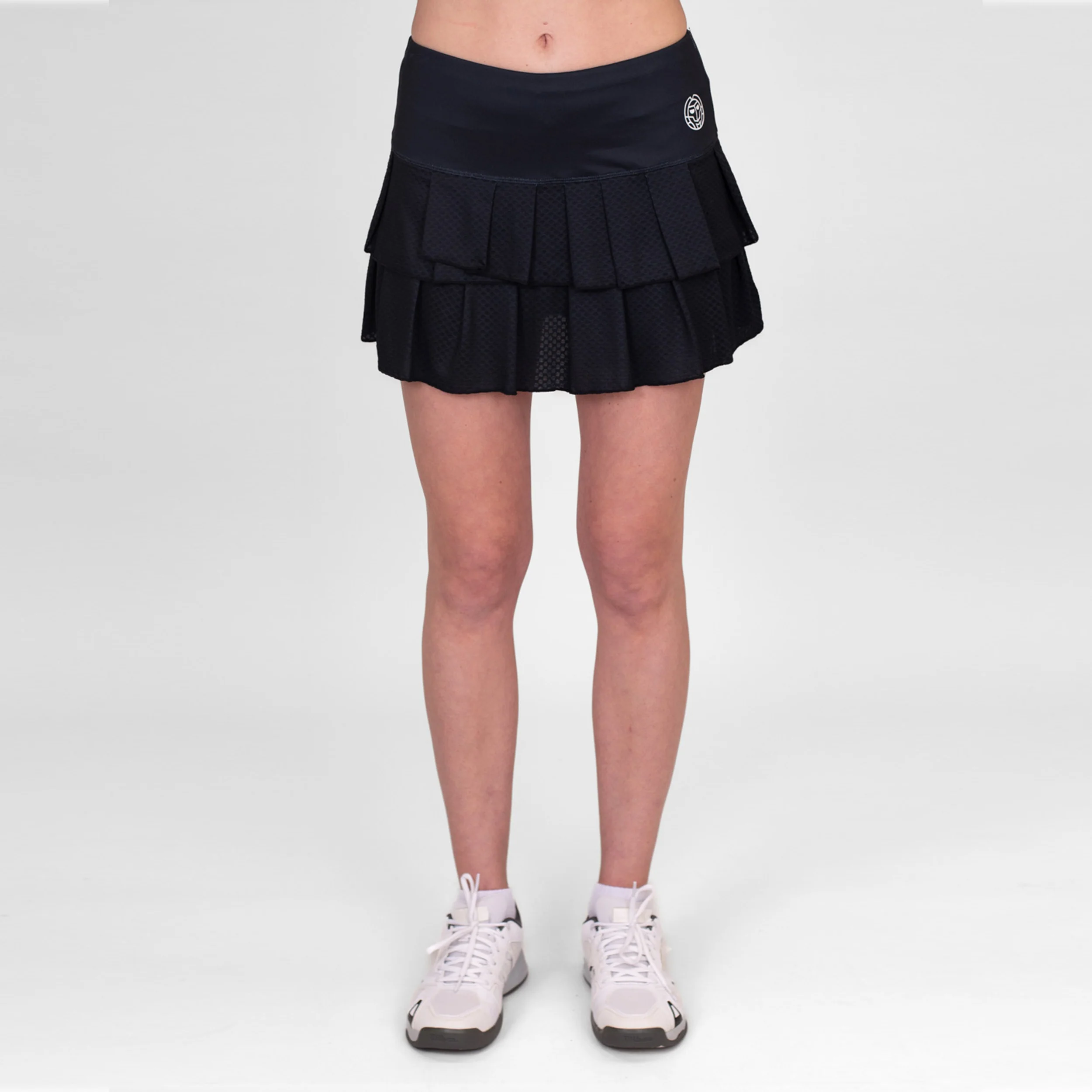 Crew Pleated Rock Damen-Schwarz - Image 6