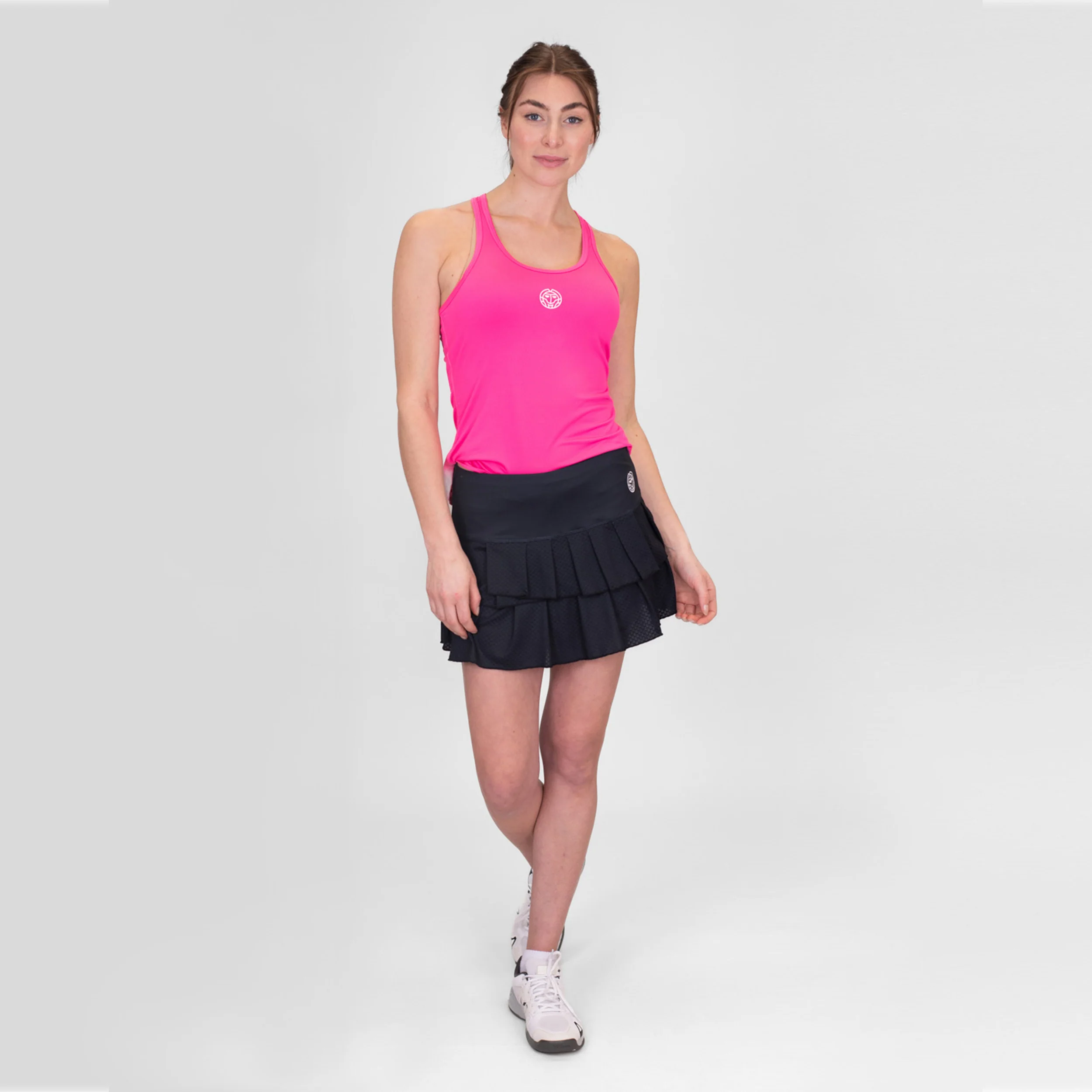 Crew Pleated Rock Damen-Schwarz - Image 9