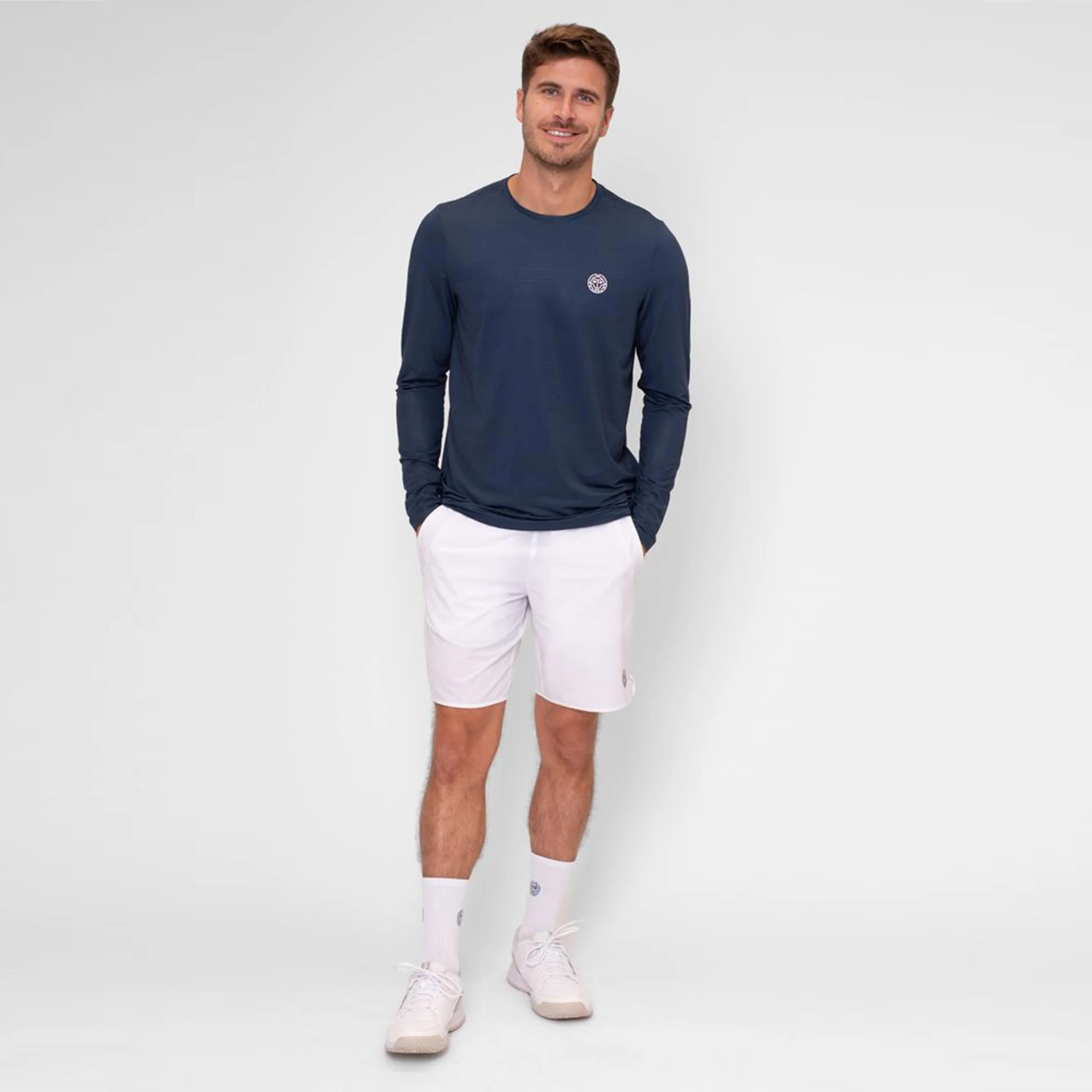 Crew Roundneck Longsleeve Herren-Dunkelblau - Image 7