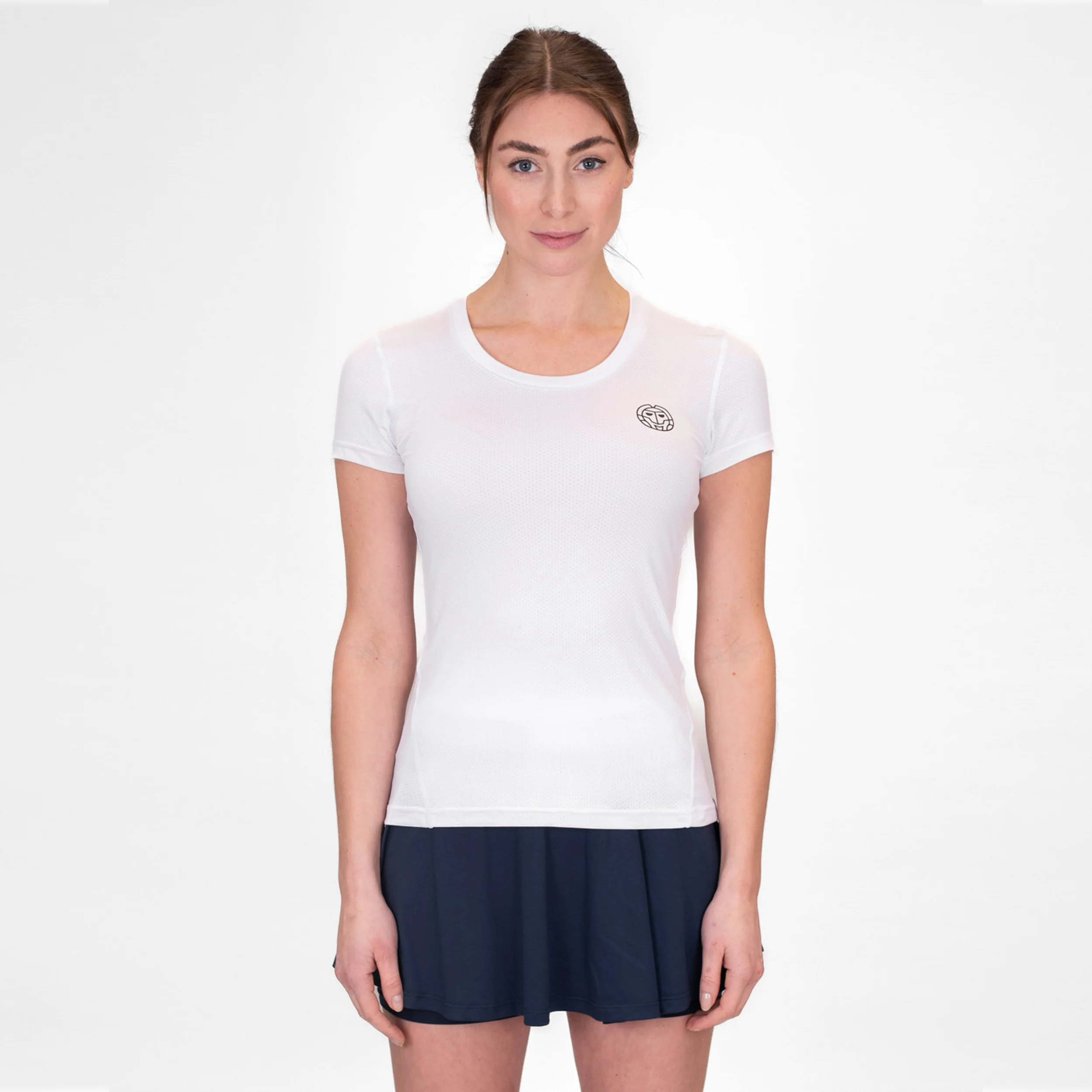 Crew T-Shirt Damen-Weiß
