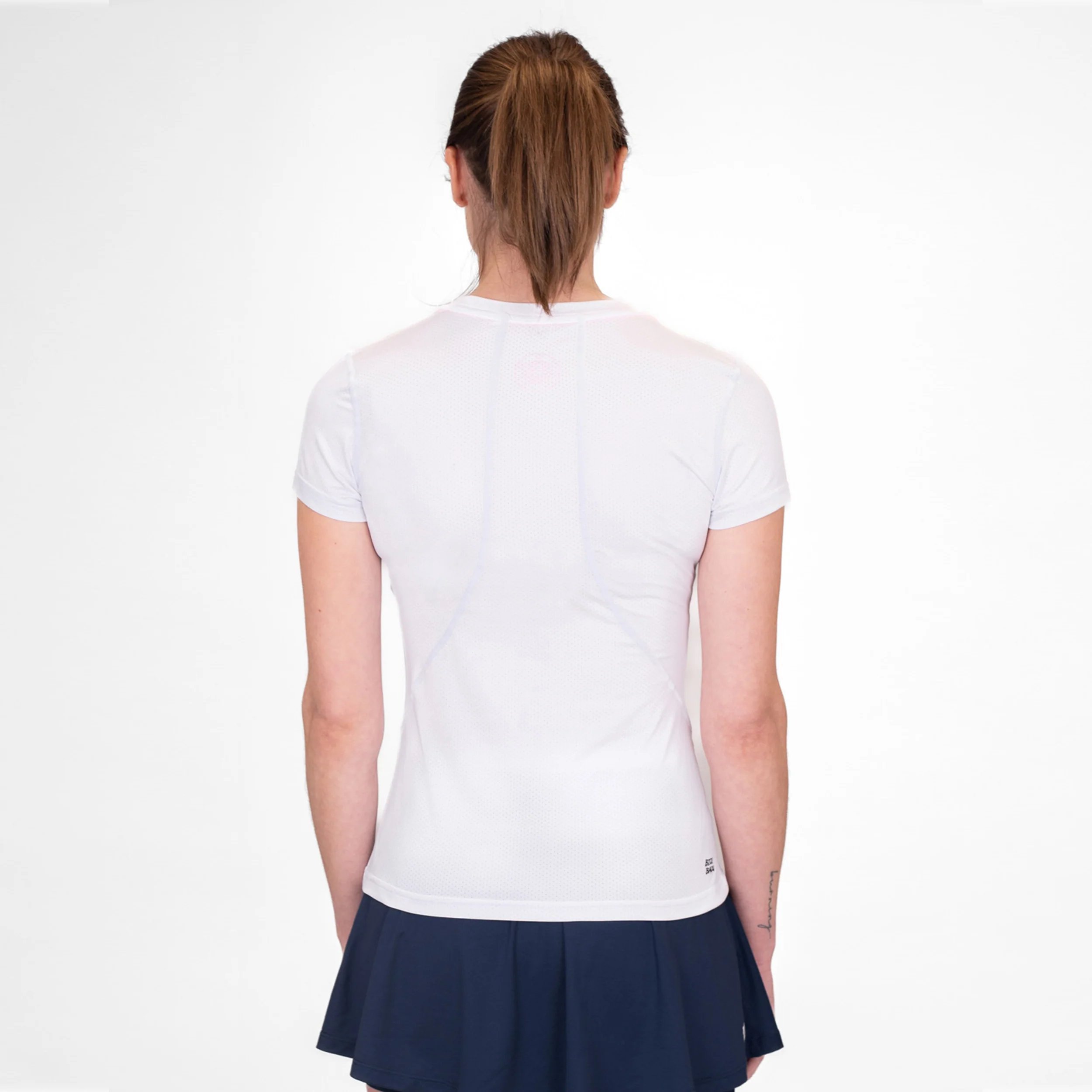 Crew T-Shirt Damen-Weiß - Image 2