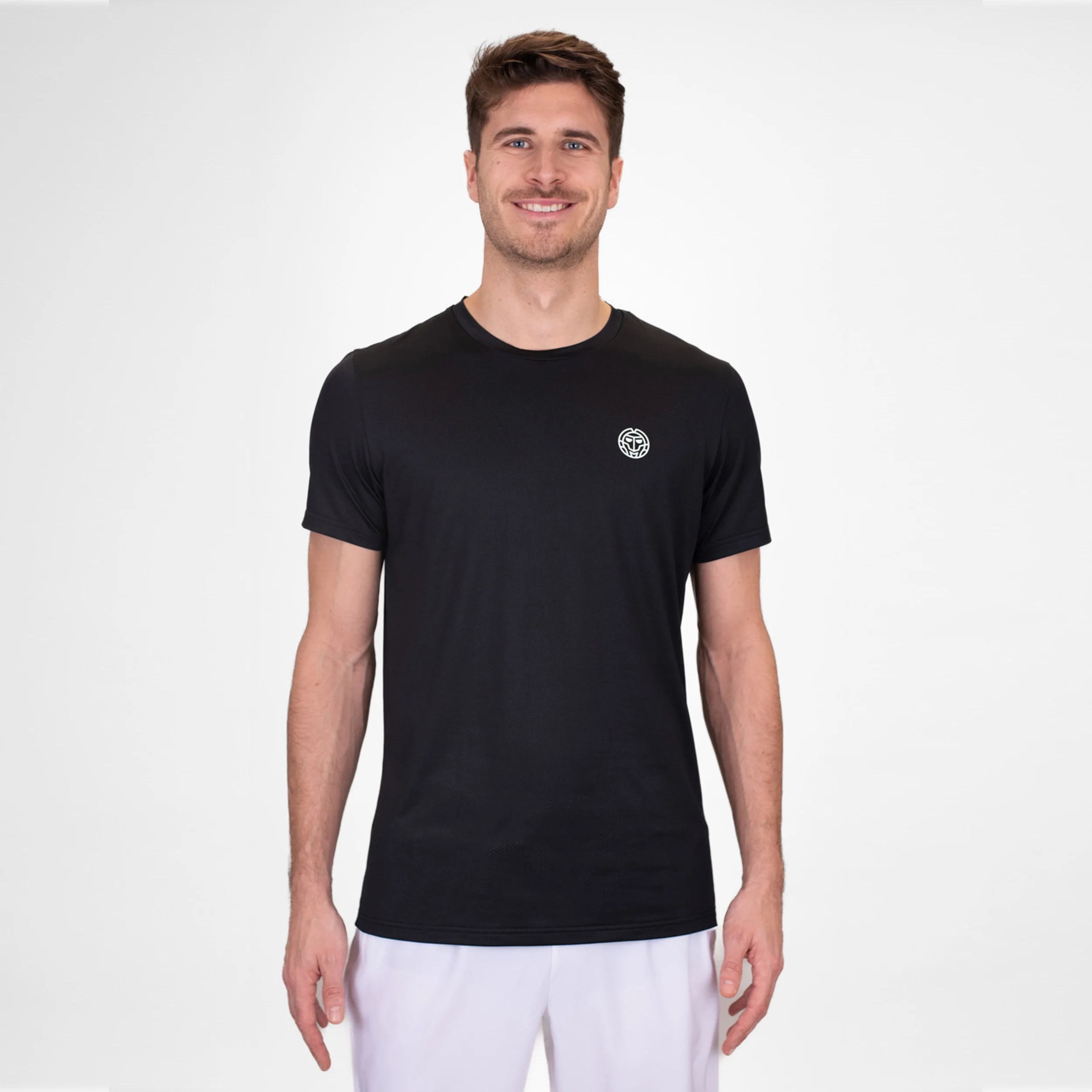Crew T-Shirt Herren-Schwarz - Image 4