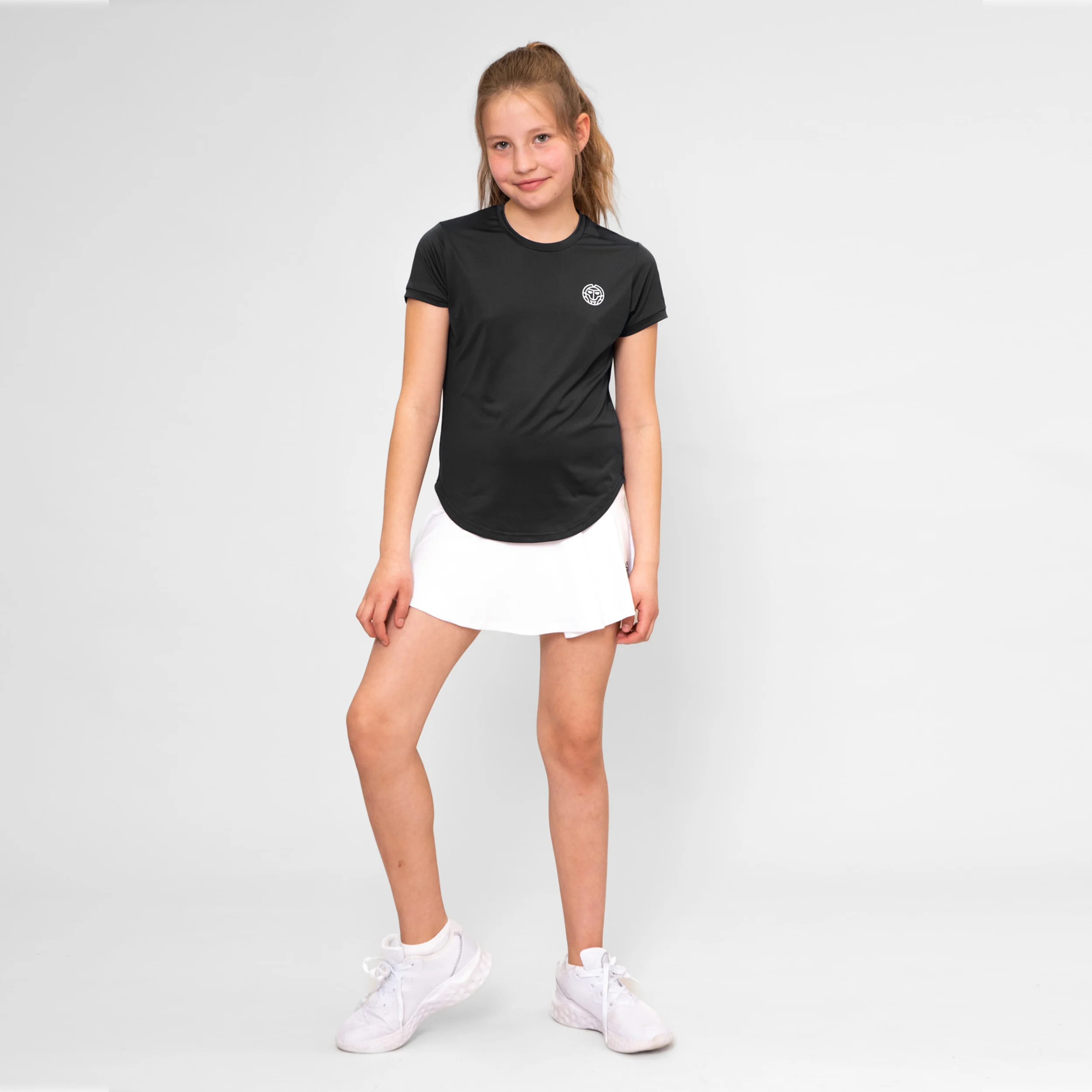 Crew T-Shirt Mädchen-Schwarz - Image 8