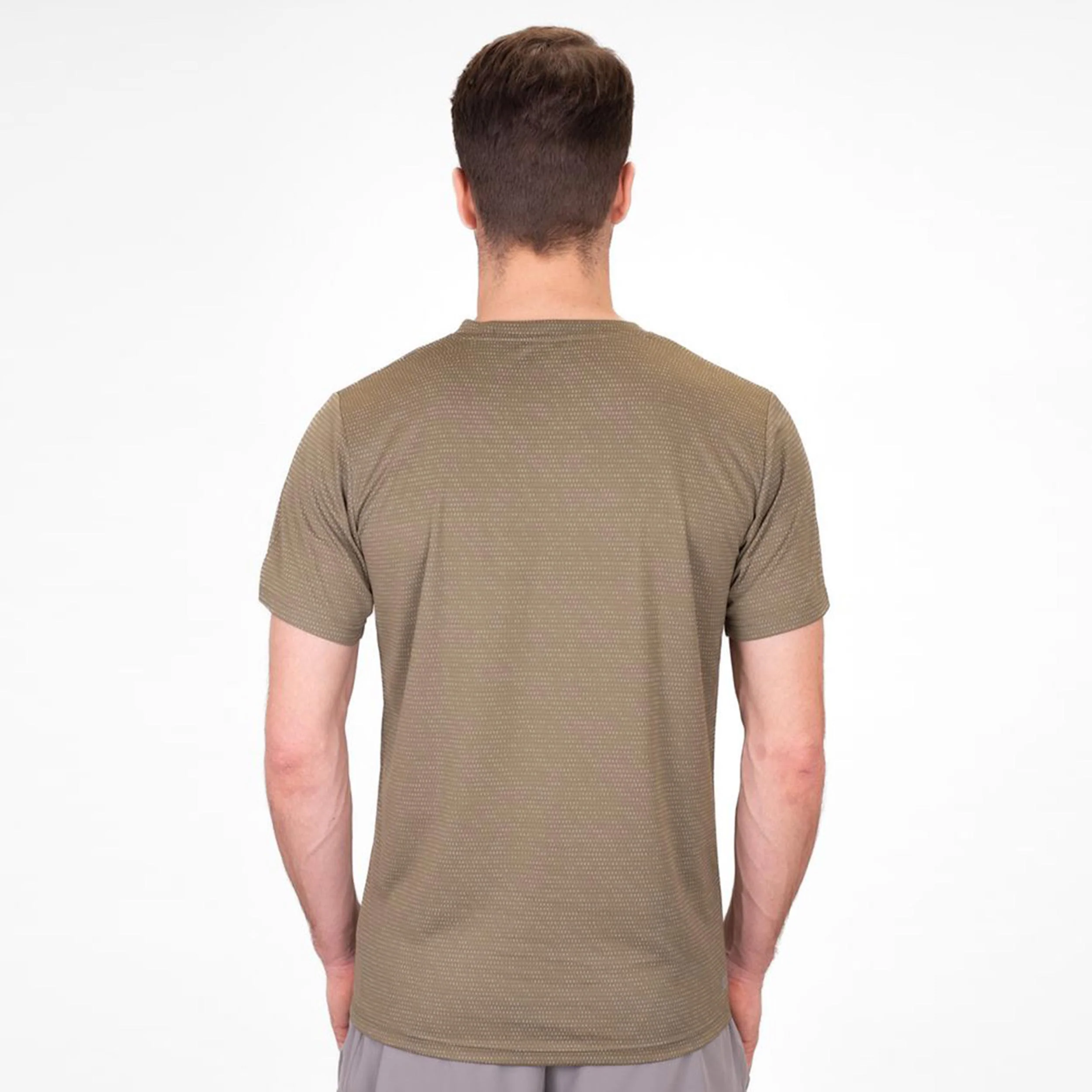 Crew Two Colored T-Shirt Herren-Oliv - Image 5