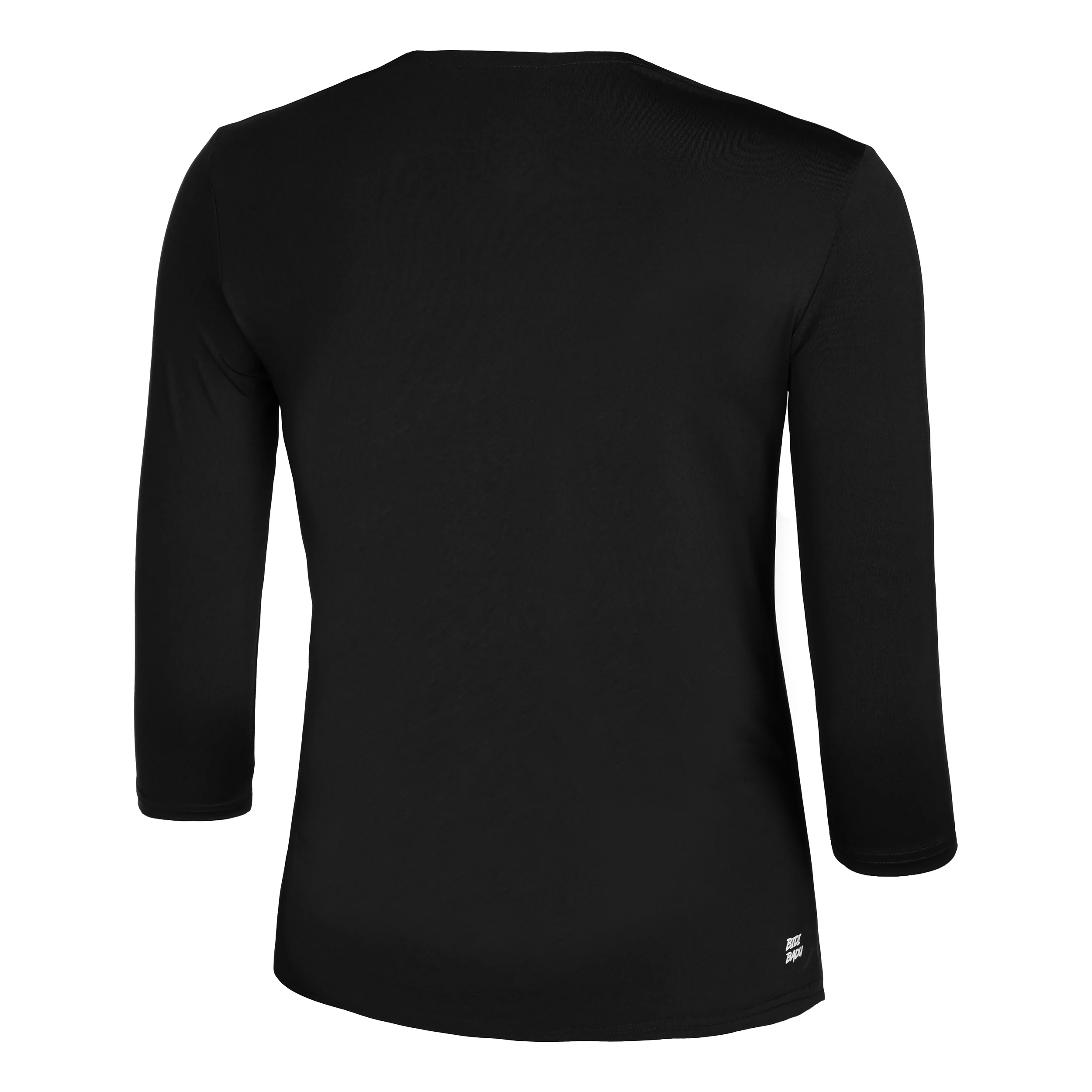 Crew V-Neck Longsleeve Damen-Schwarz - Image 6