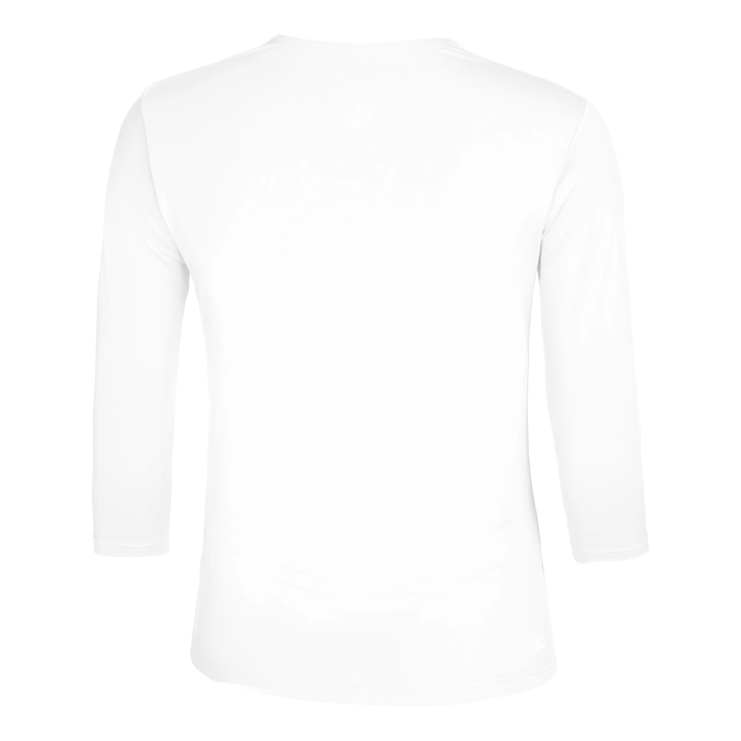 Crew V-Neck Longsleeve Damen-Weiß - Image 6