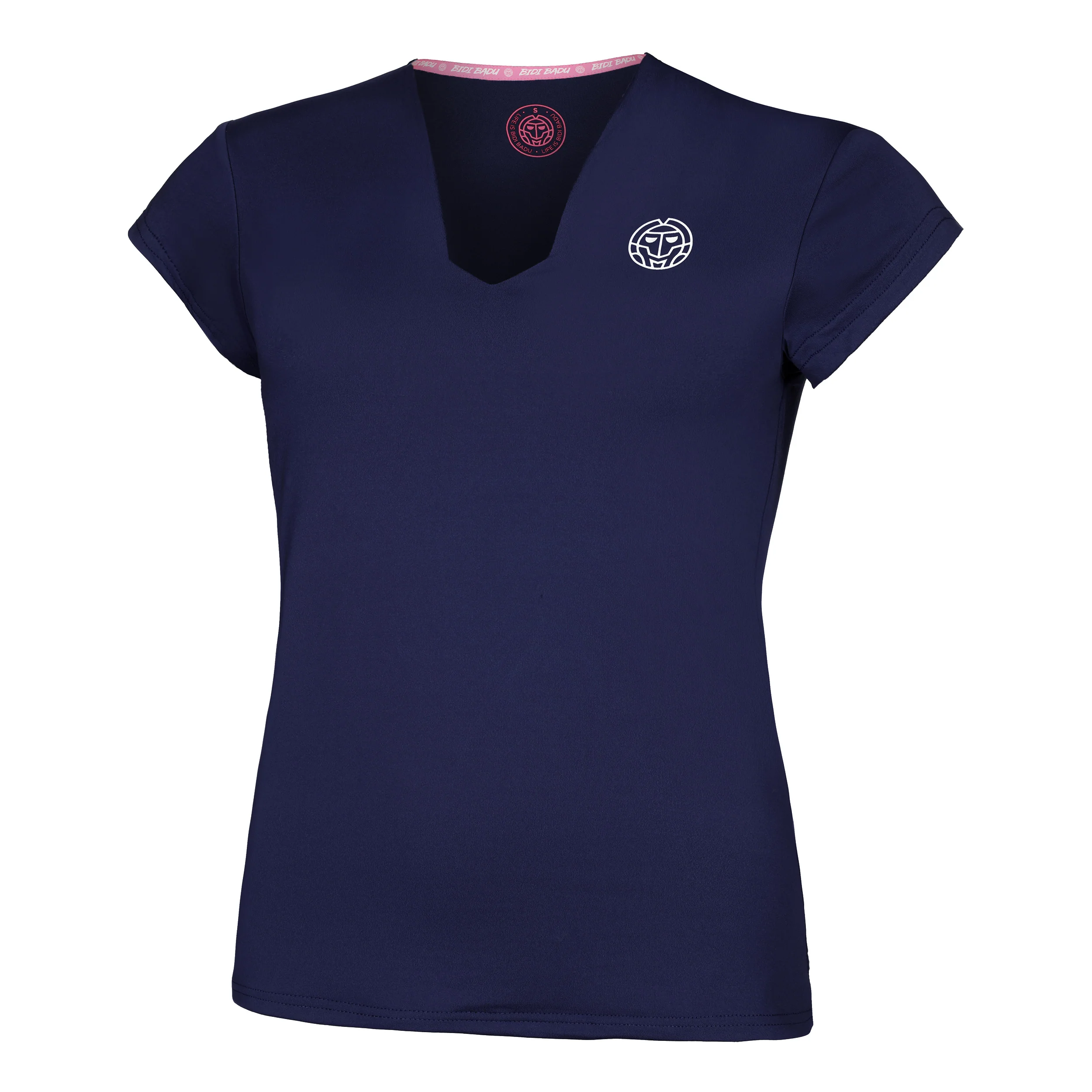 Crew V-Neck T-Shirt Damen-Dunkelblau - Image 5