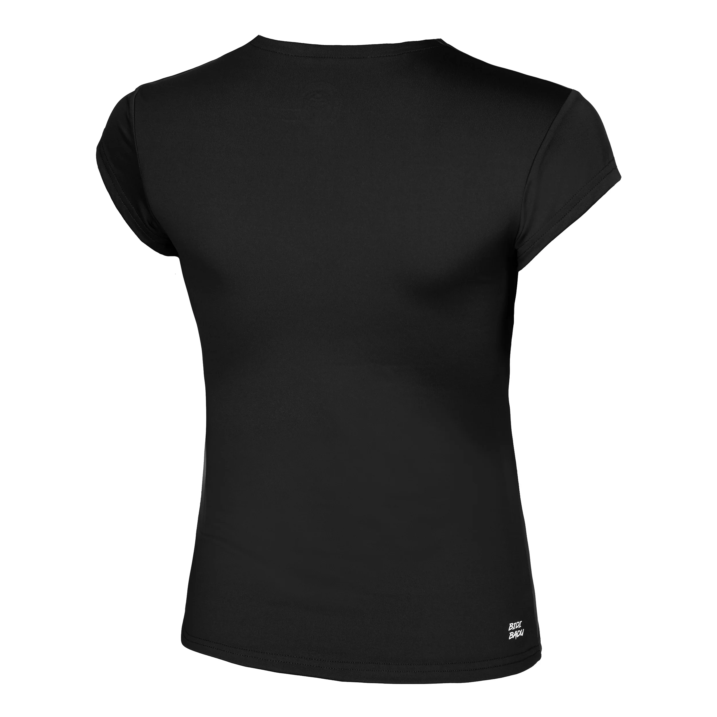 Crew V-Neck T-Shirt Damen-Schwarz - Image 2