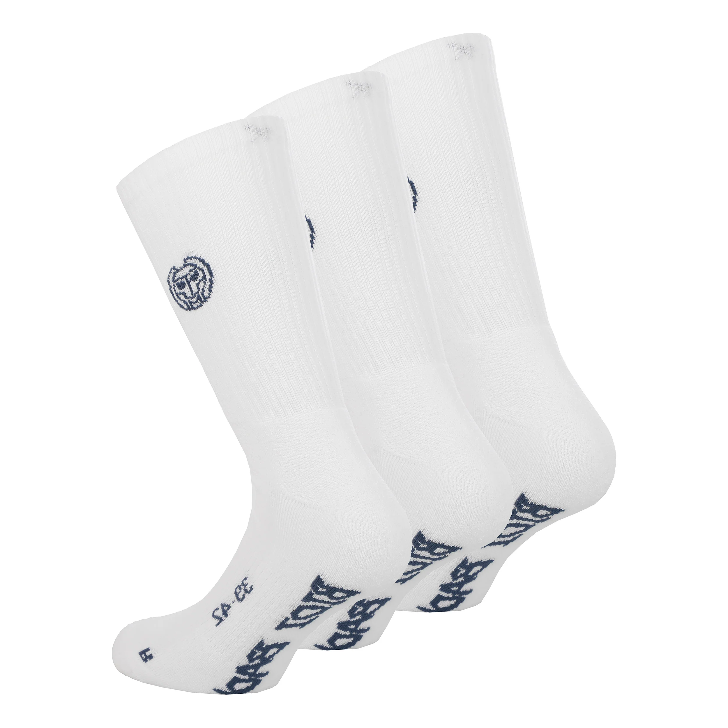 Don Carlito Crew Move Tennissocken 3er Pack-Weiß,Schwarz - Image 2