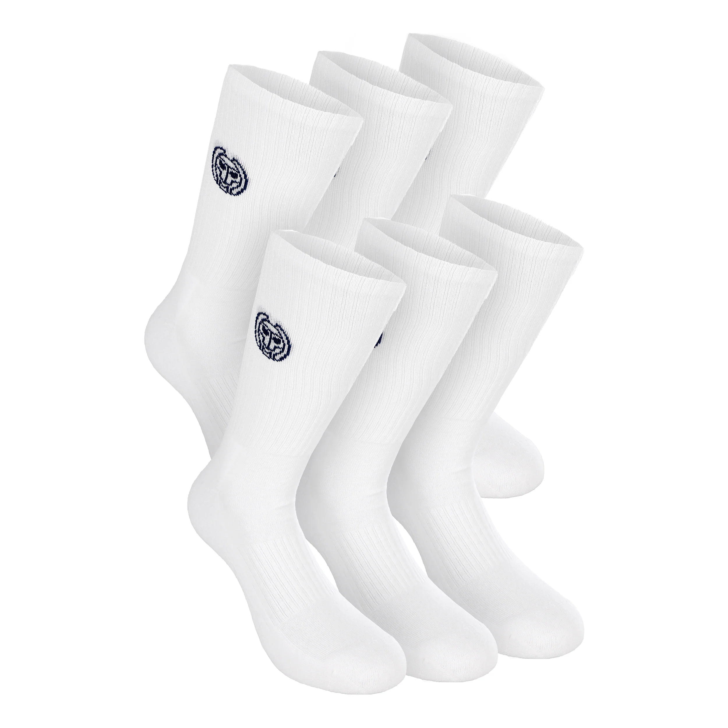 Don Carlito XXL Crew Move Sportsocken 6er Pack-Weiß