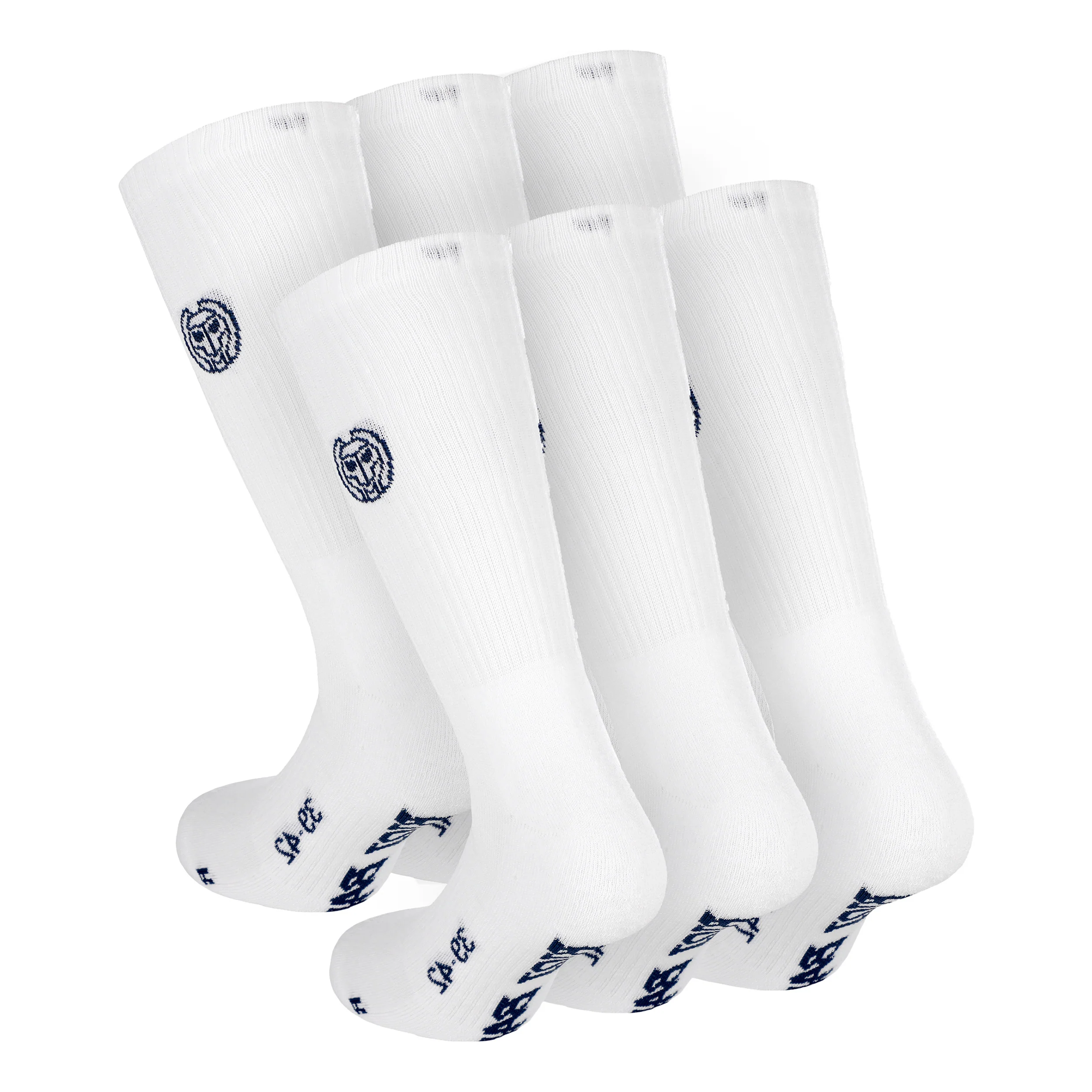 Don Carlito XXL Crew Move Sportsocken 6er Pack-Weiß - Image 2
