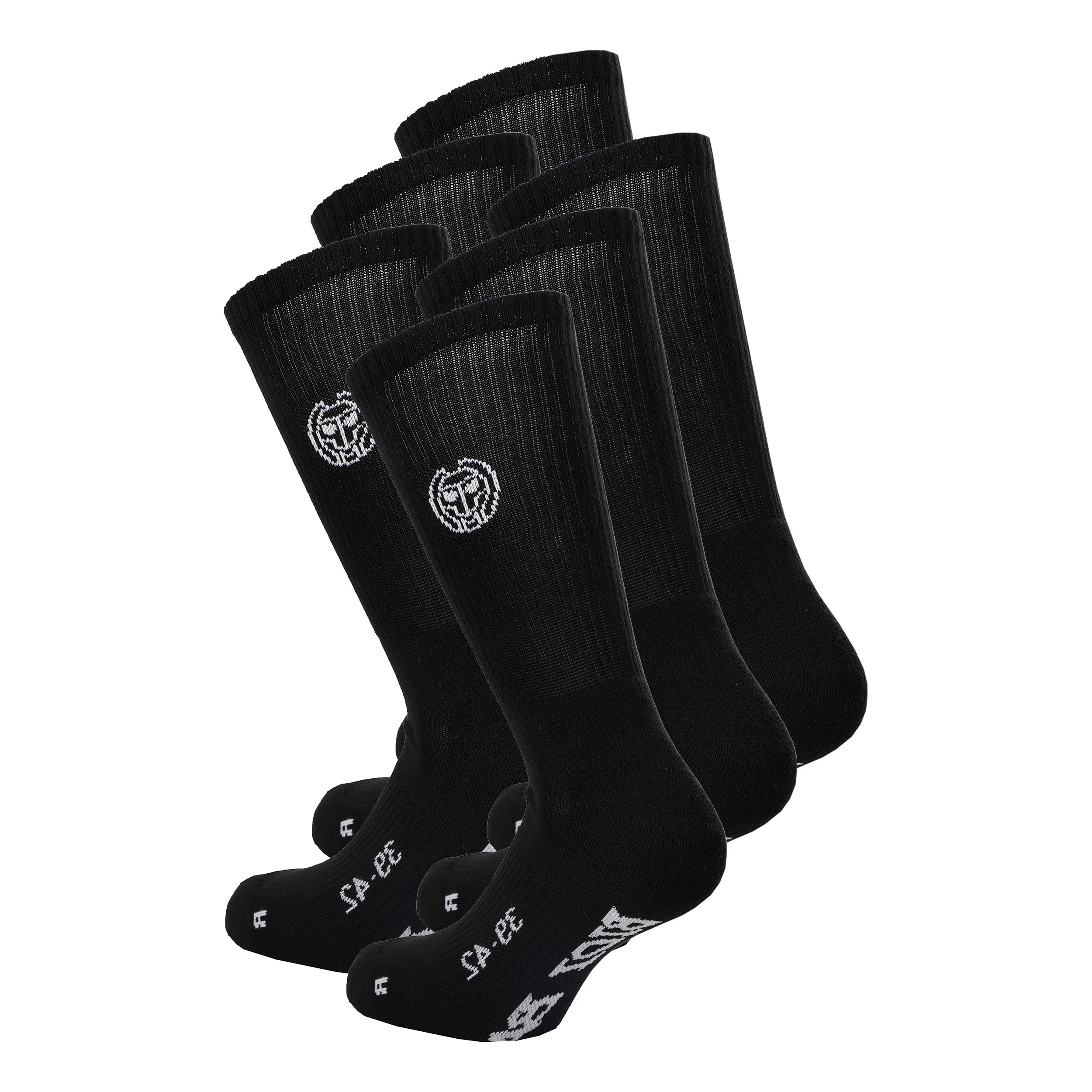 Don Carlito XXL Crew Move Tennissocken-Schwarz - Image 2