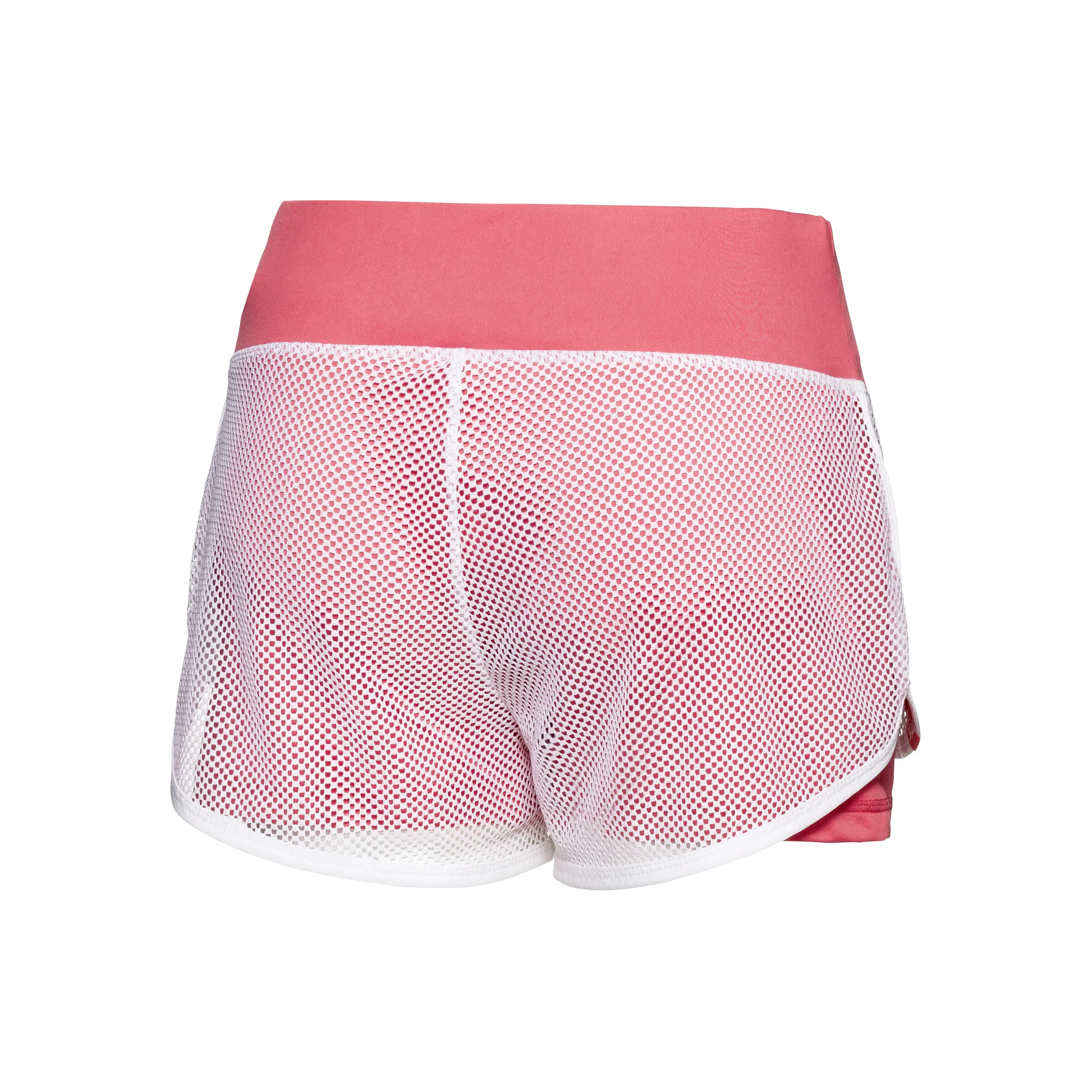Efia Tech (2in1) Shorts Damen-Koralle,Weiß - Image 2