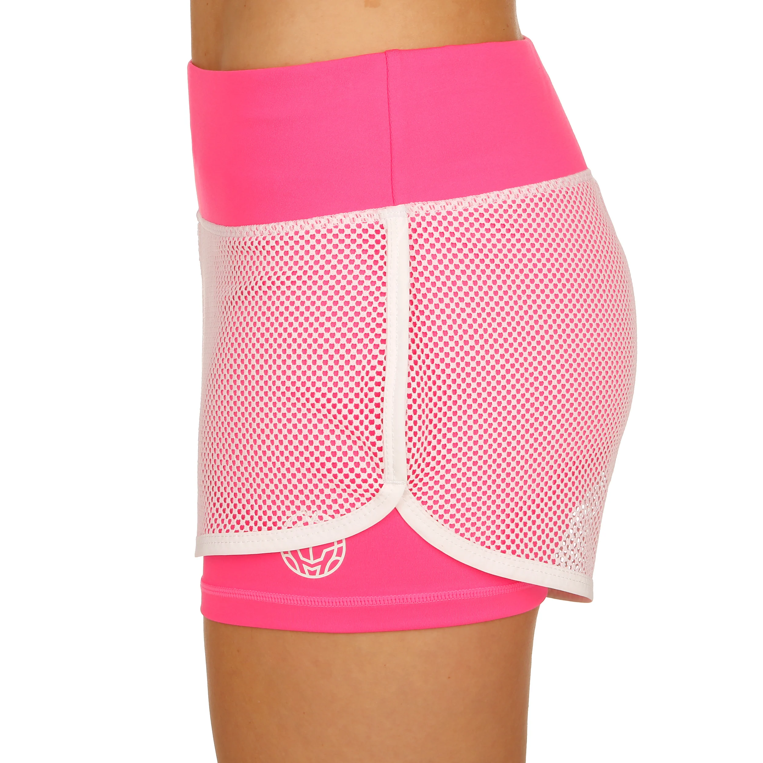 Efia Tech (2in1) Shorts Damen-Pink,Weiß - Image 4