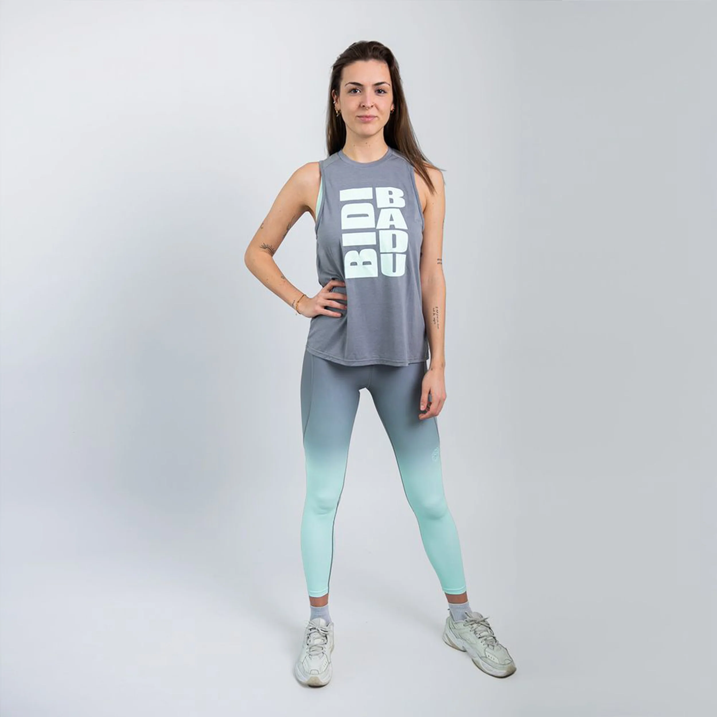 Forza Crura Move Tank-Top Damen-Grau - Image 3