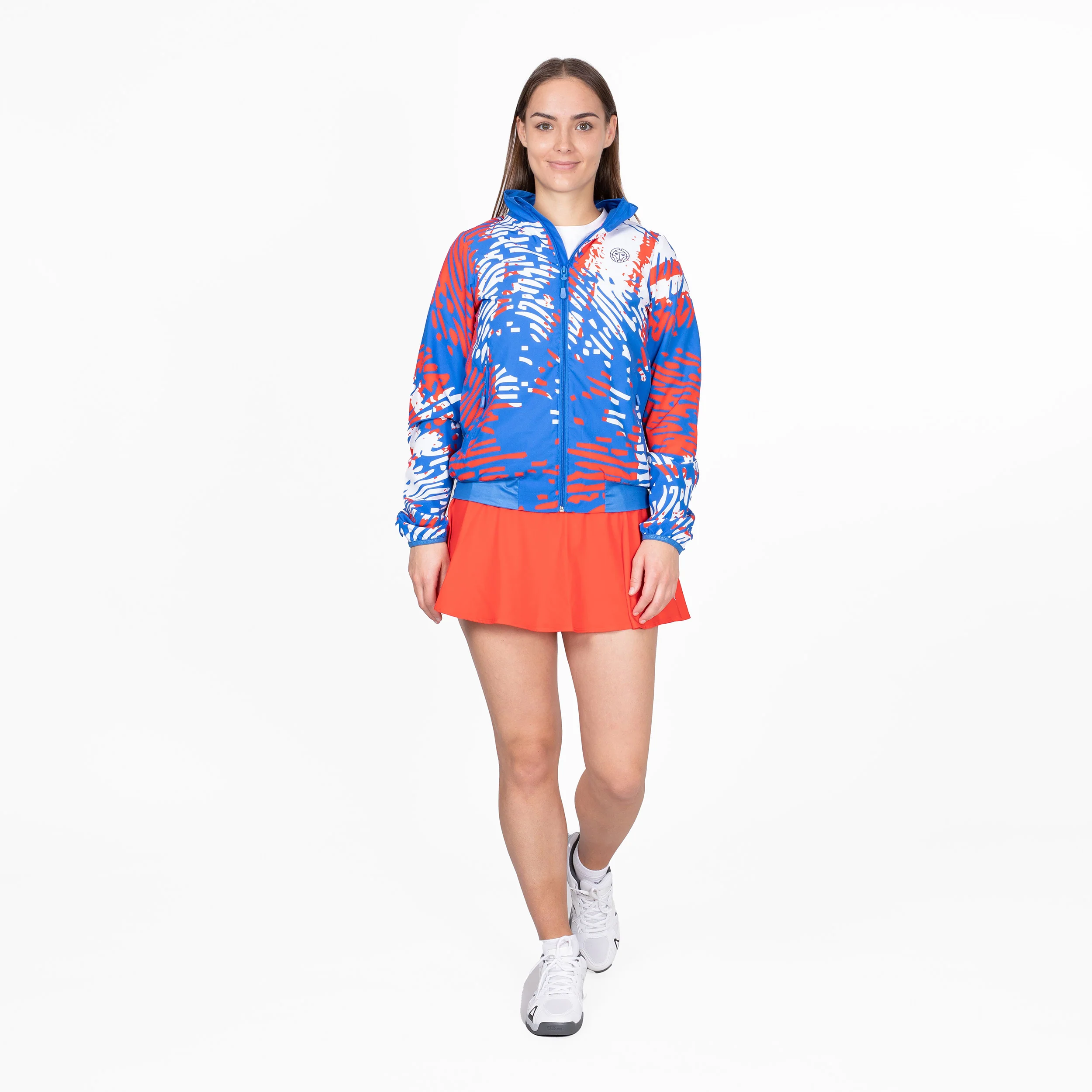 Gene Tech Trainingsjacke Damen-Blau,Weiß - Image 6