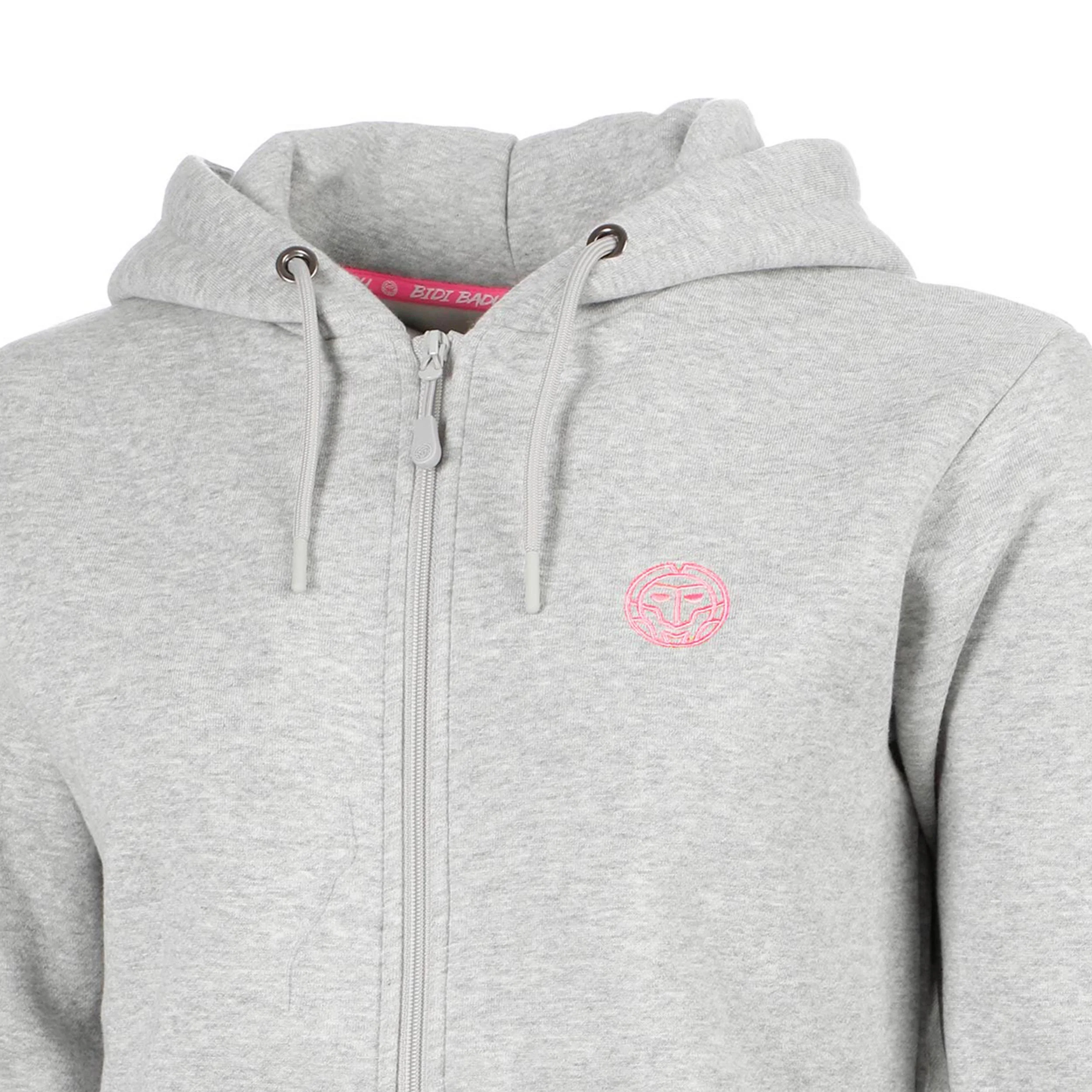 Hey Laguna Logo Zip Hoody Damen-hellgrau - Image 4