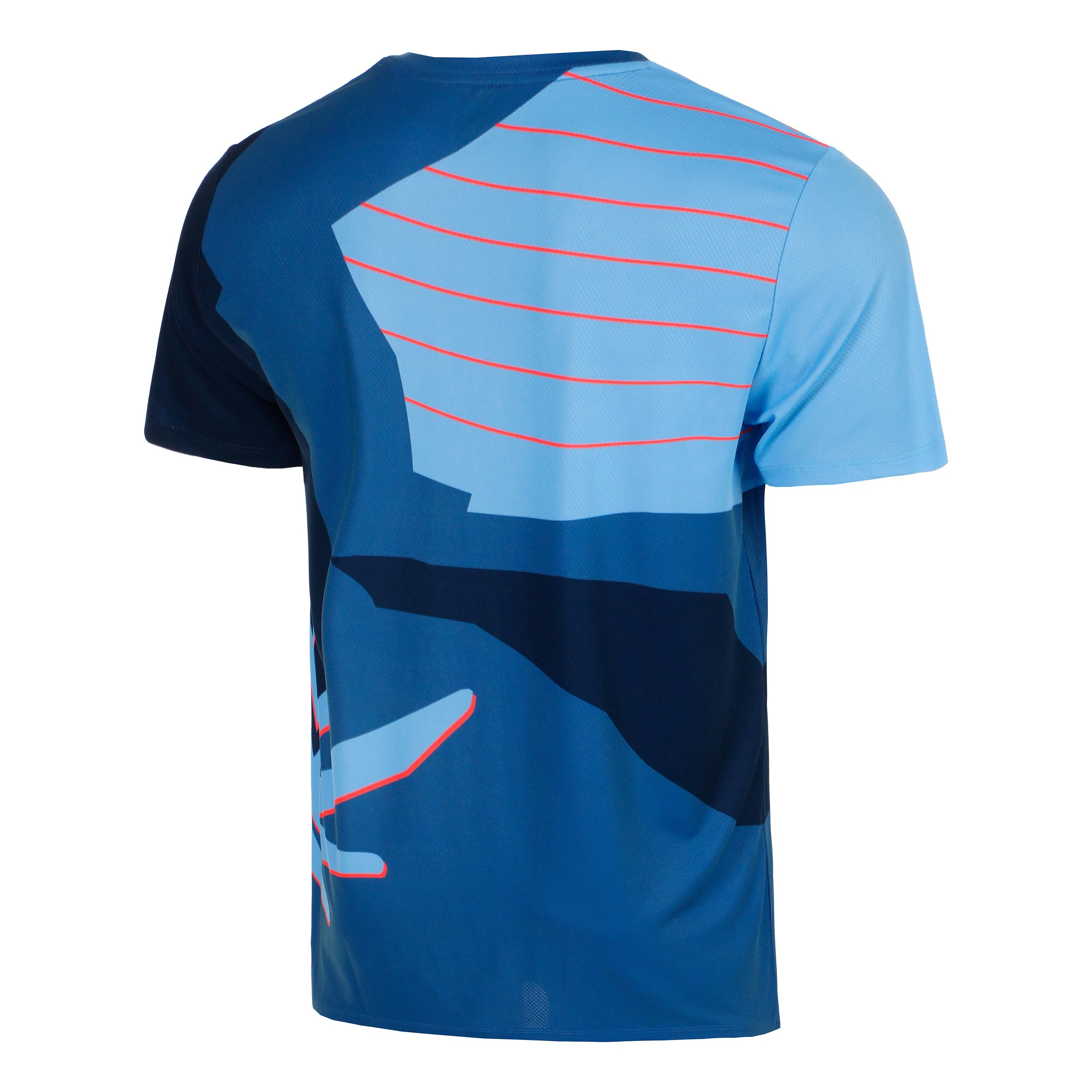 Hey Laguna T-Shirt Herren-blau, koralle - Image 2