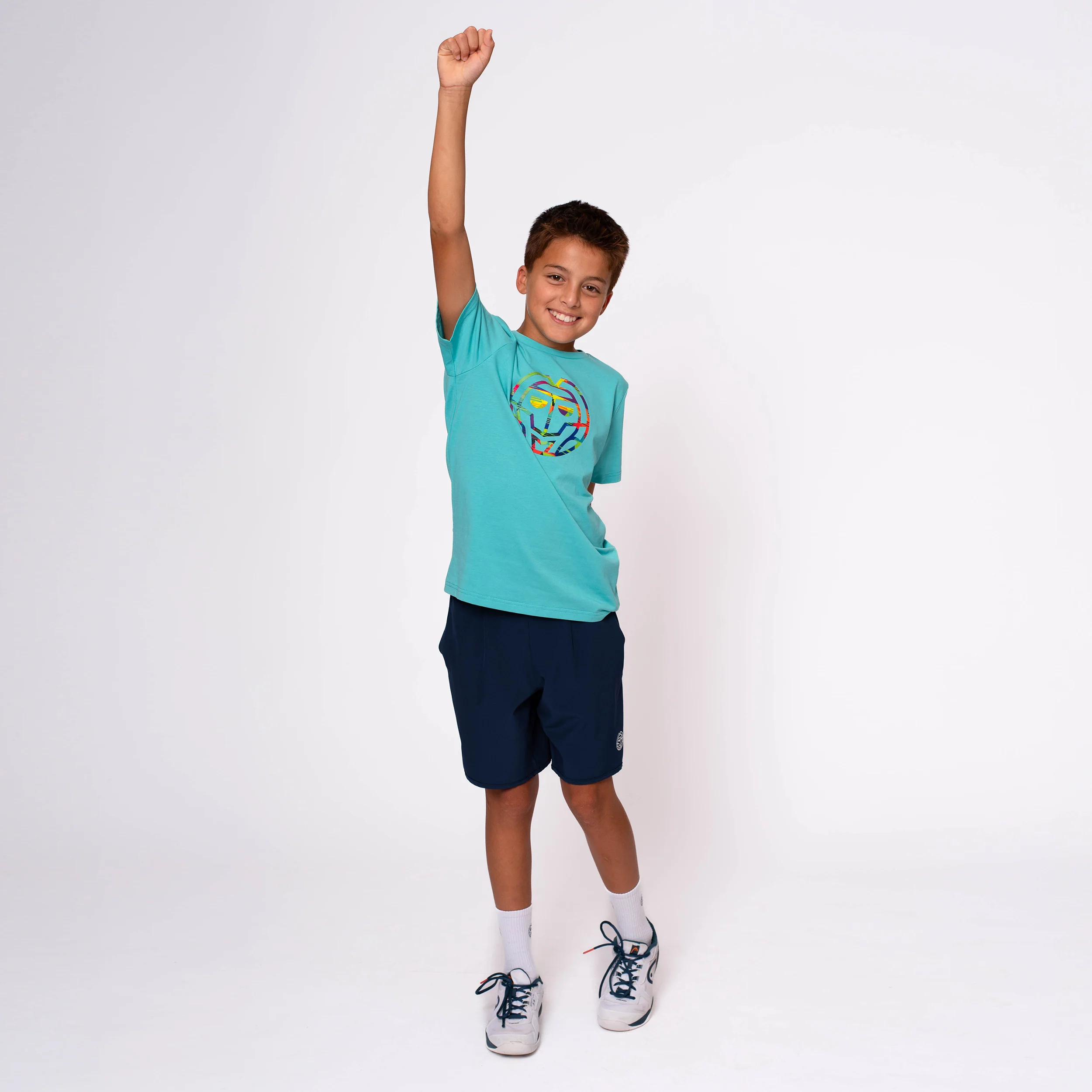 Kaleido Chill T-Shirt Jungen-Türkis - Image 7