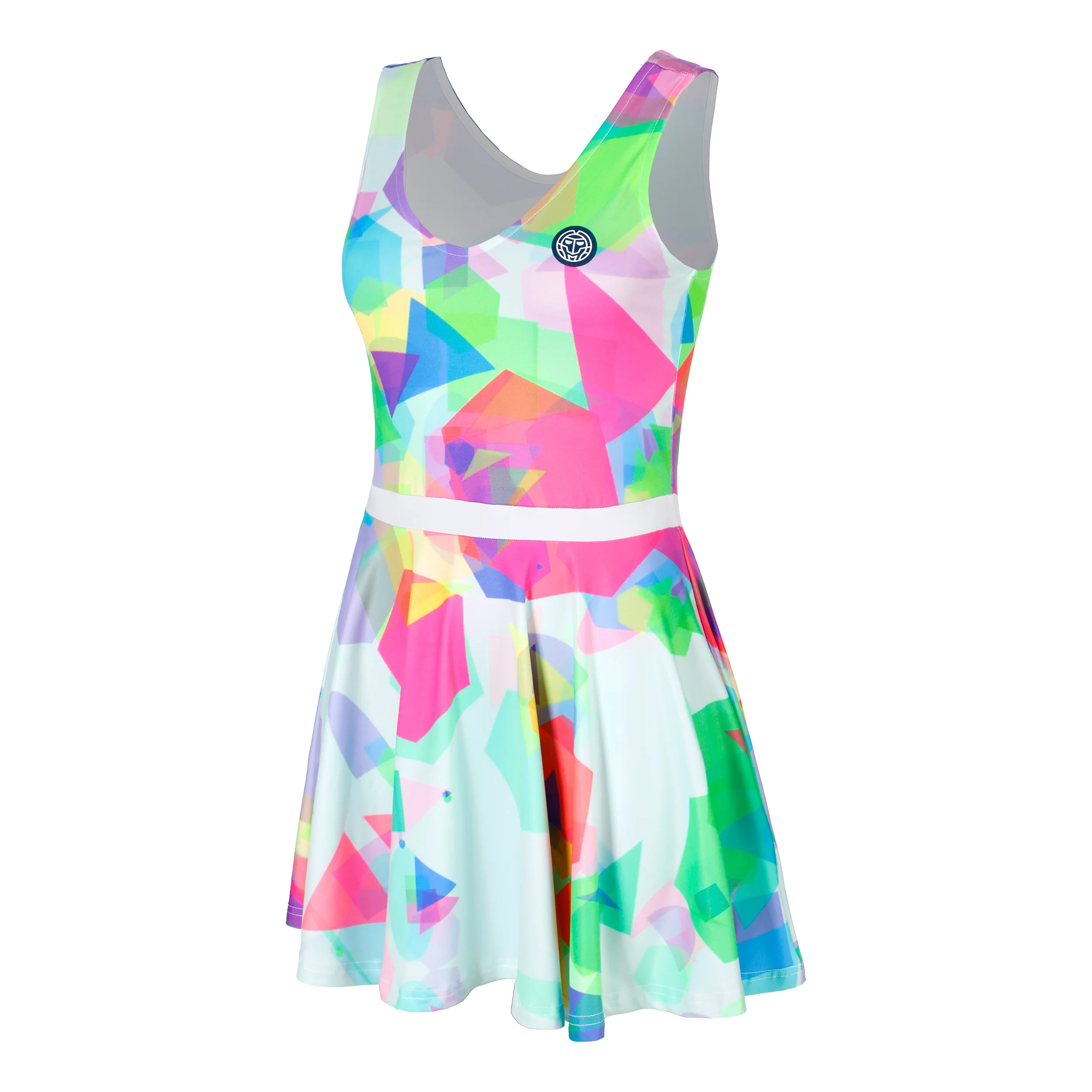 Kaleido Kleid Damen-Mehrfarbig