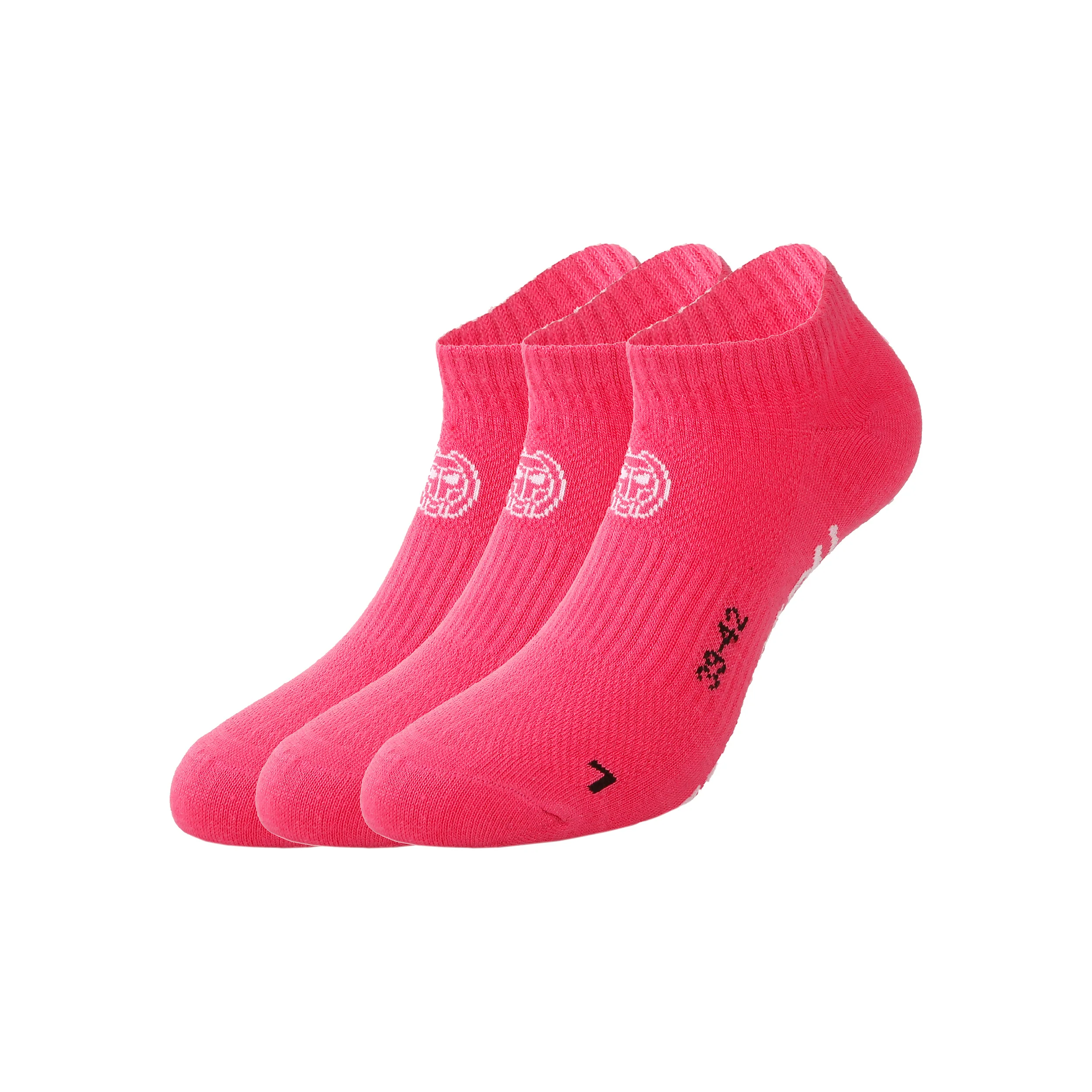 Karli Tech No-Show Sportsocken 3er Pack-Pink,Weiß