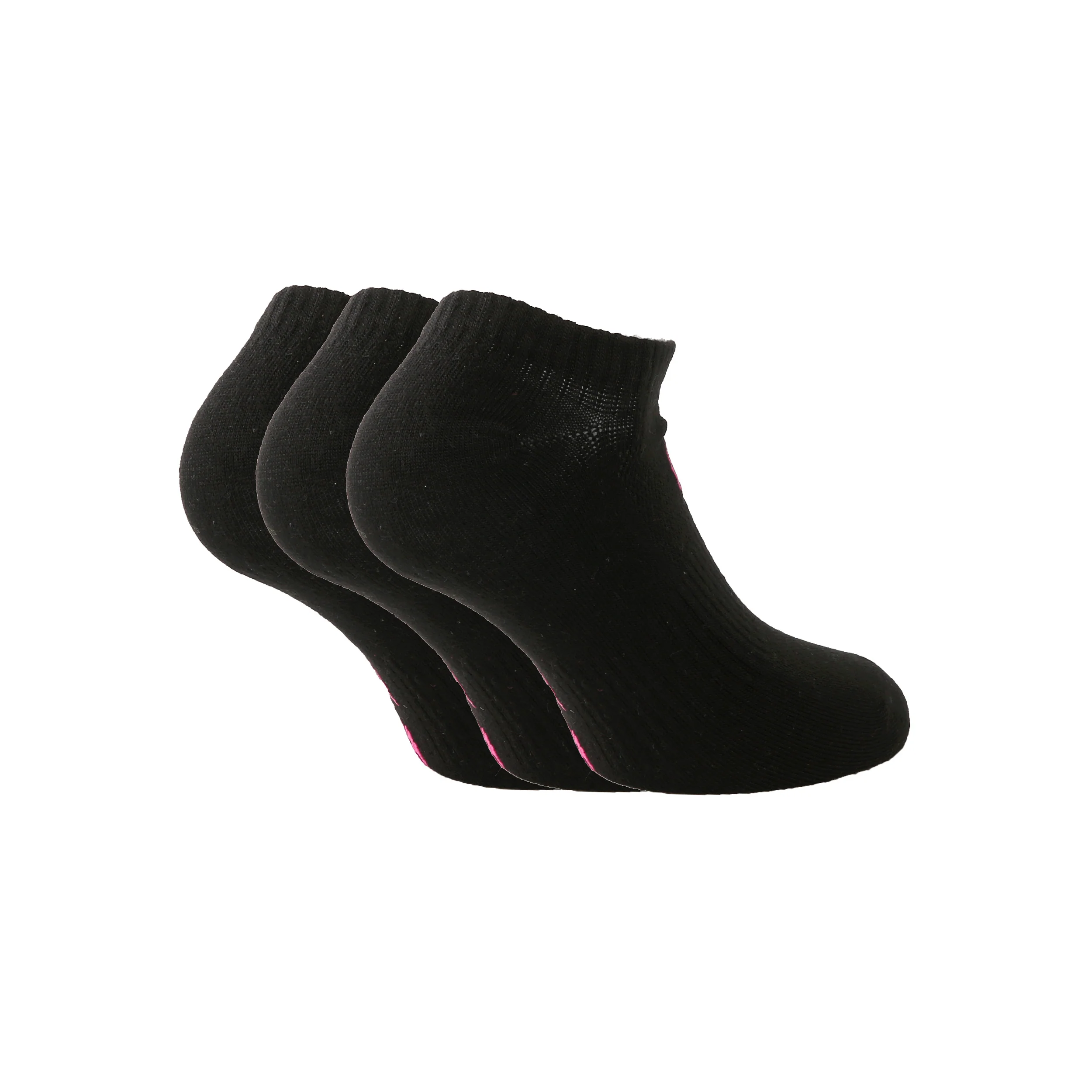 Karli Tech No-Show Sportsocken 3er Pack-Schwarz,Pink - Image 2