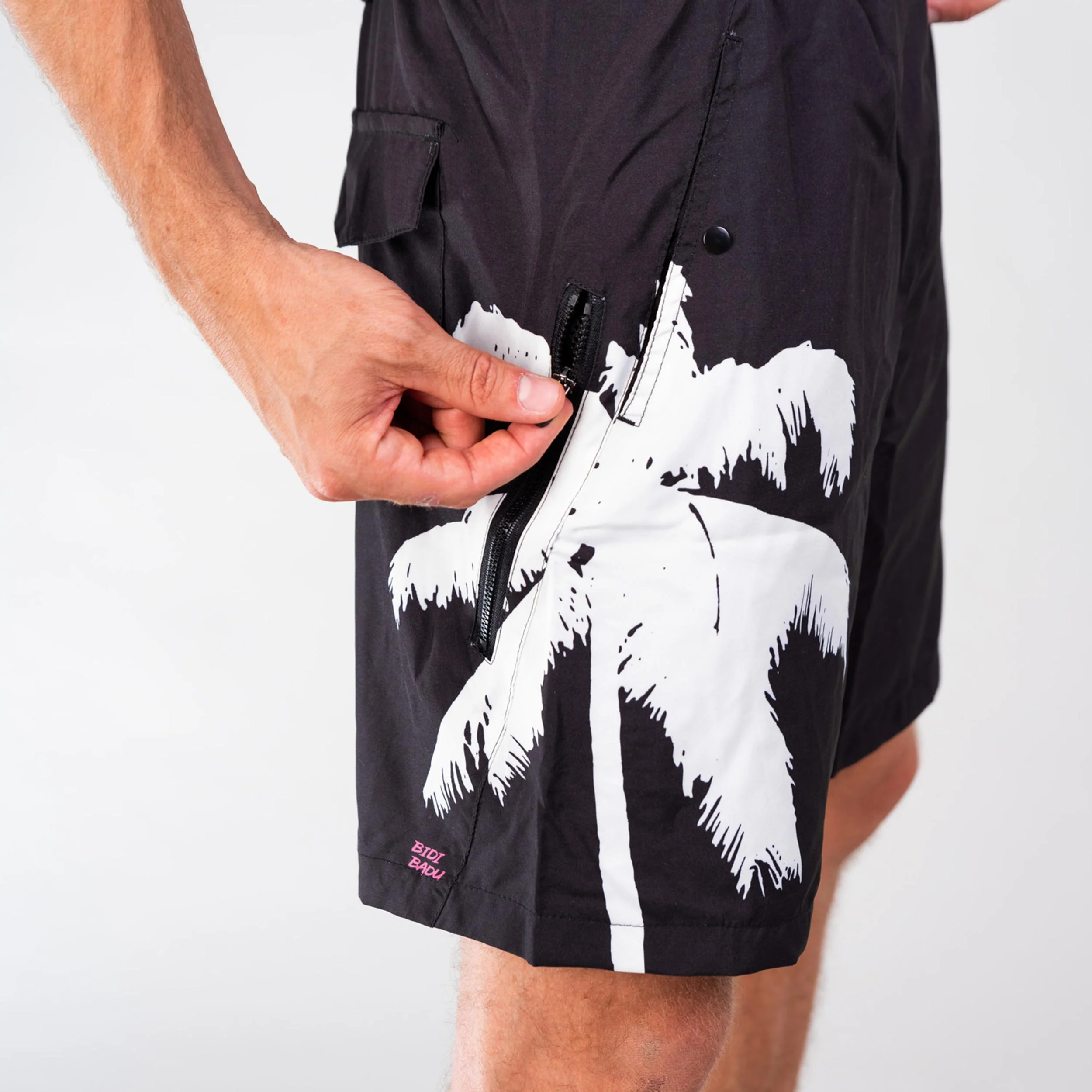 Kayra Tech Swim Shorts Herren-Schwarz - Image 2