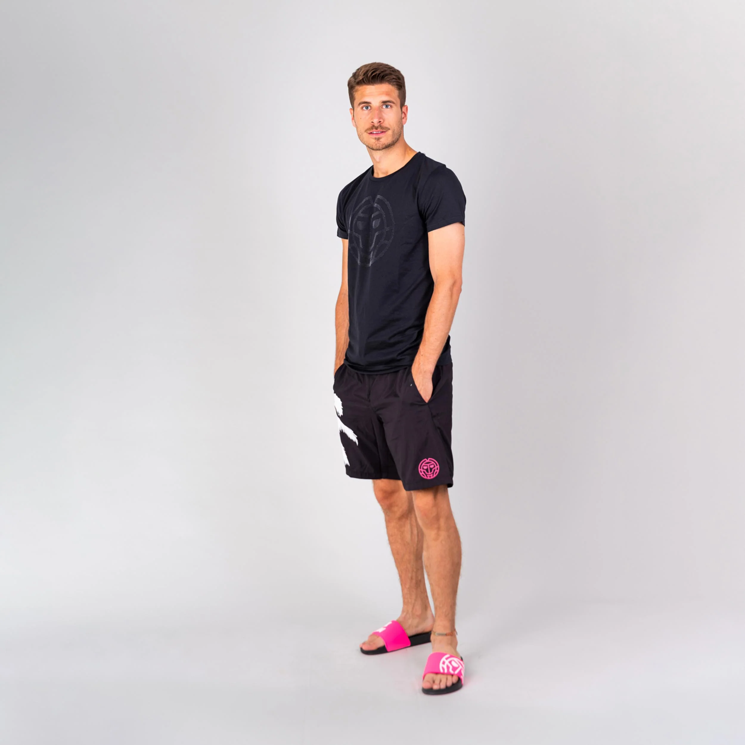 Kayra Tech Swim Shorts Herren-Schwarz - Image 4