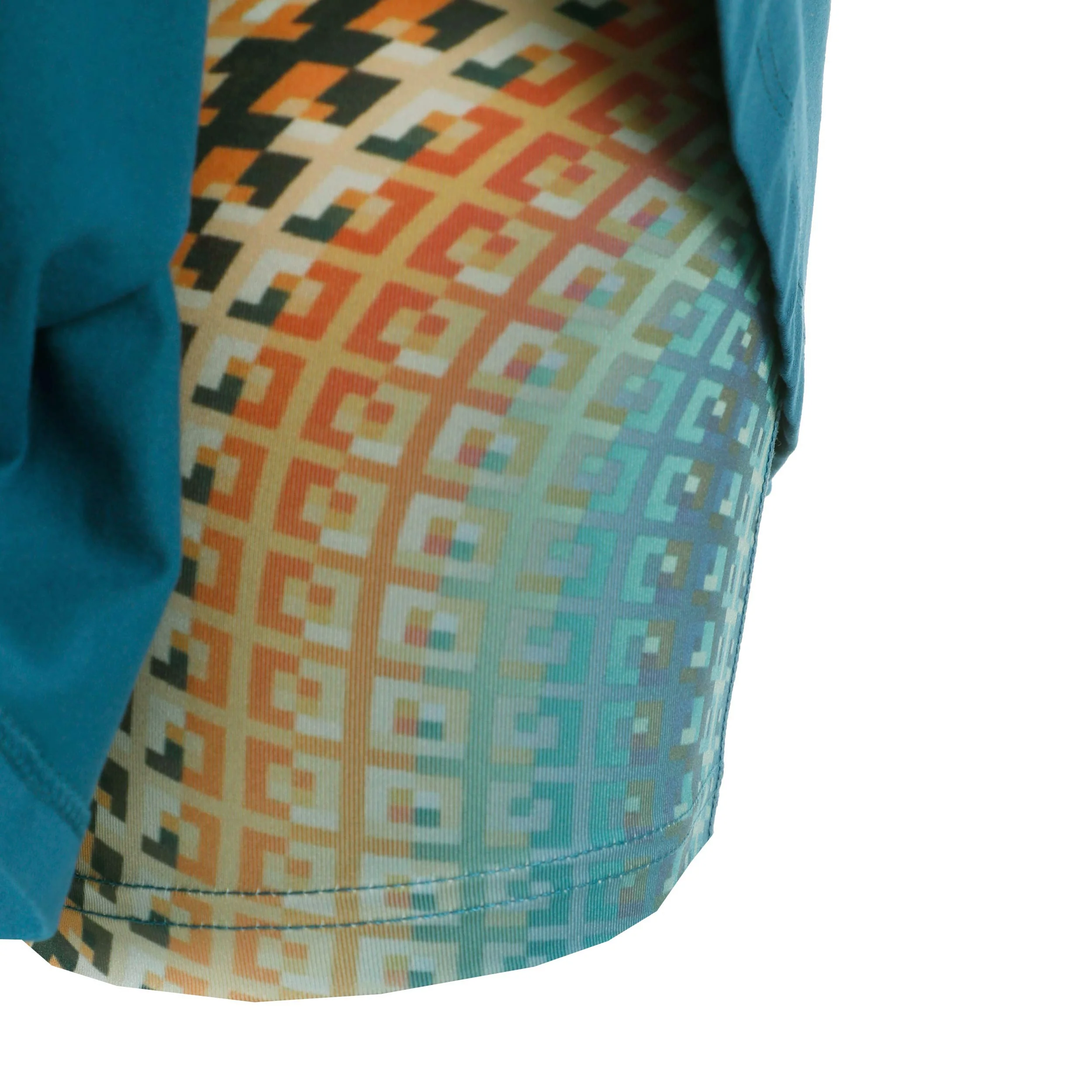 Komodo Printed Wavy Rock Damen-Petrol - Image 4