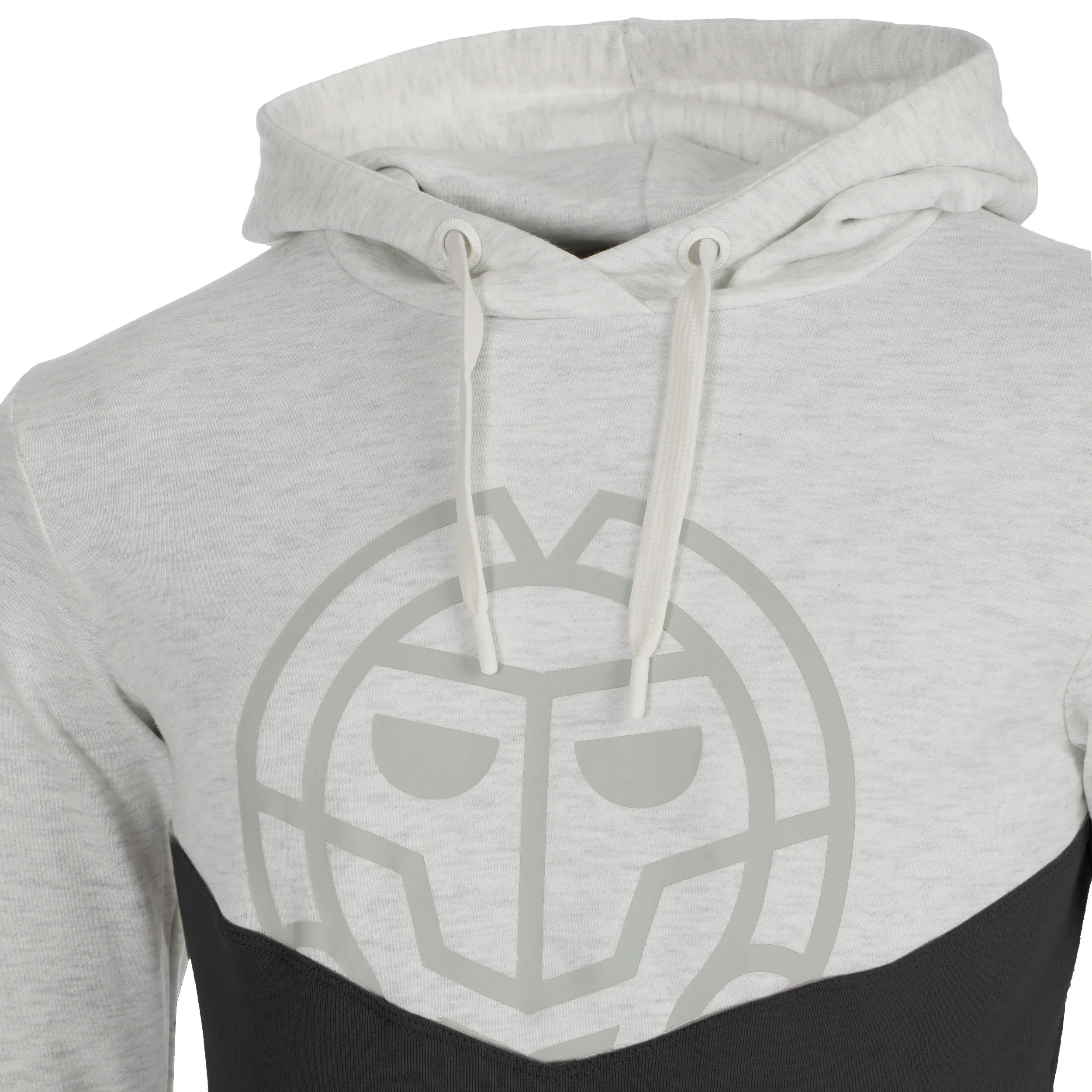 Lunis Lifestyle Hoody Herren-Hellgrau,Schwarz - Image 3