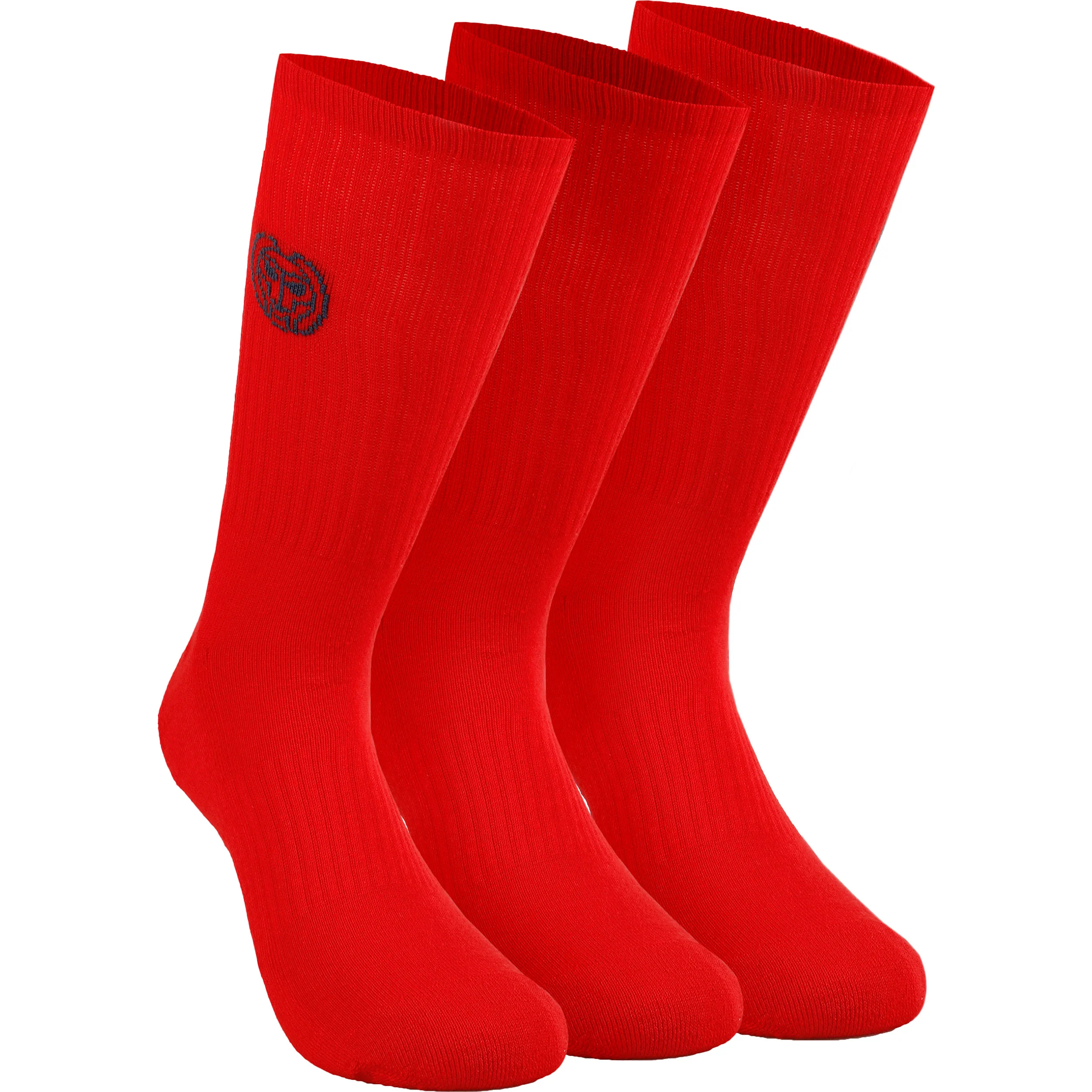 Matayo Crew Tech Sportsocken 3er Pack Herren-Hellrot,Blau