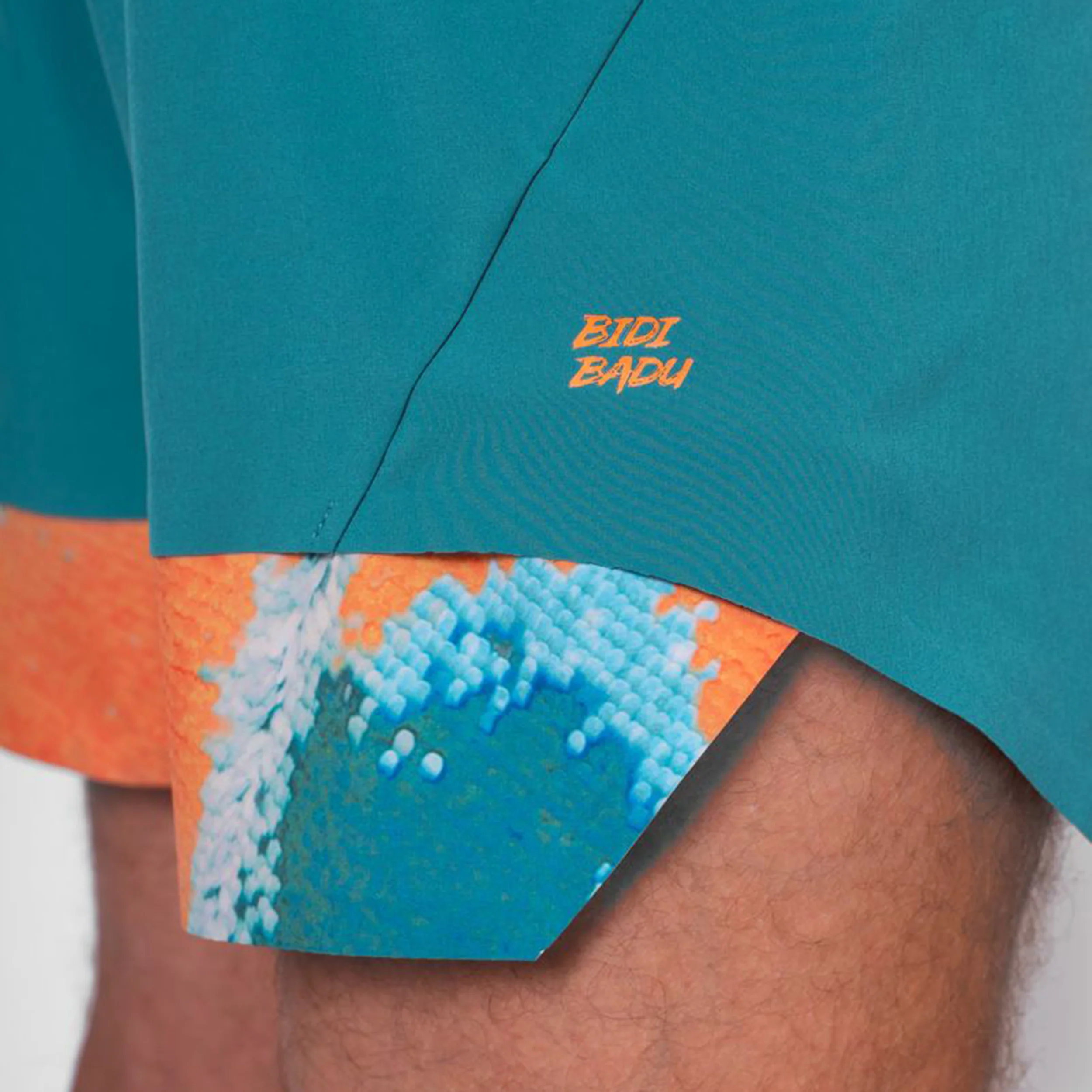 Melbourne 2025 7inch Shorts Herren-Petrol,Orange - Image 8