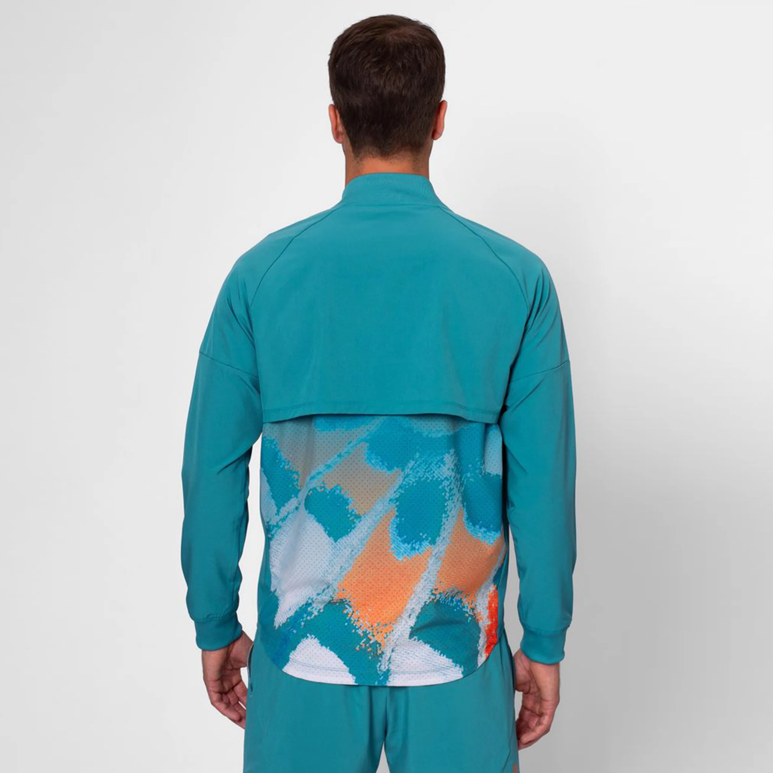 Melbourne 2025 Printed Trainingsjacke Herren-Petrol - Image 4