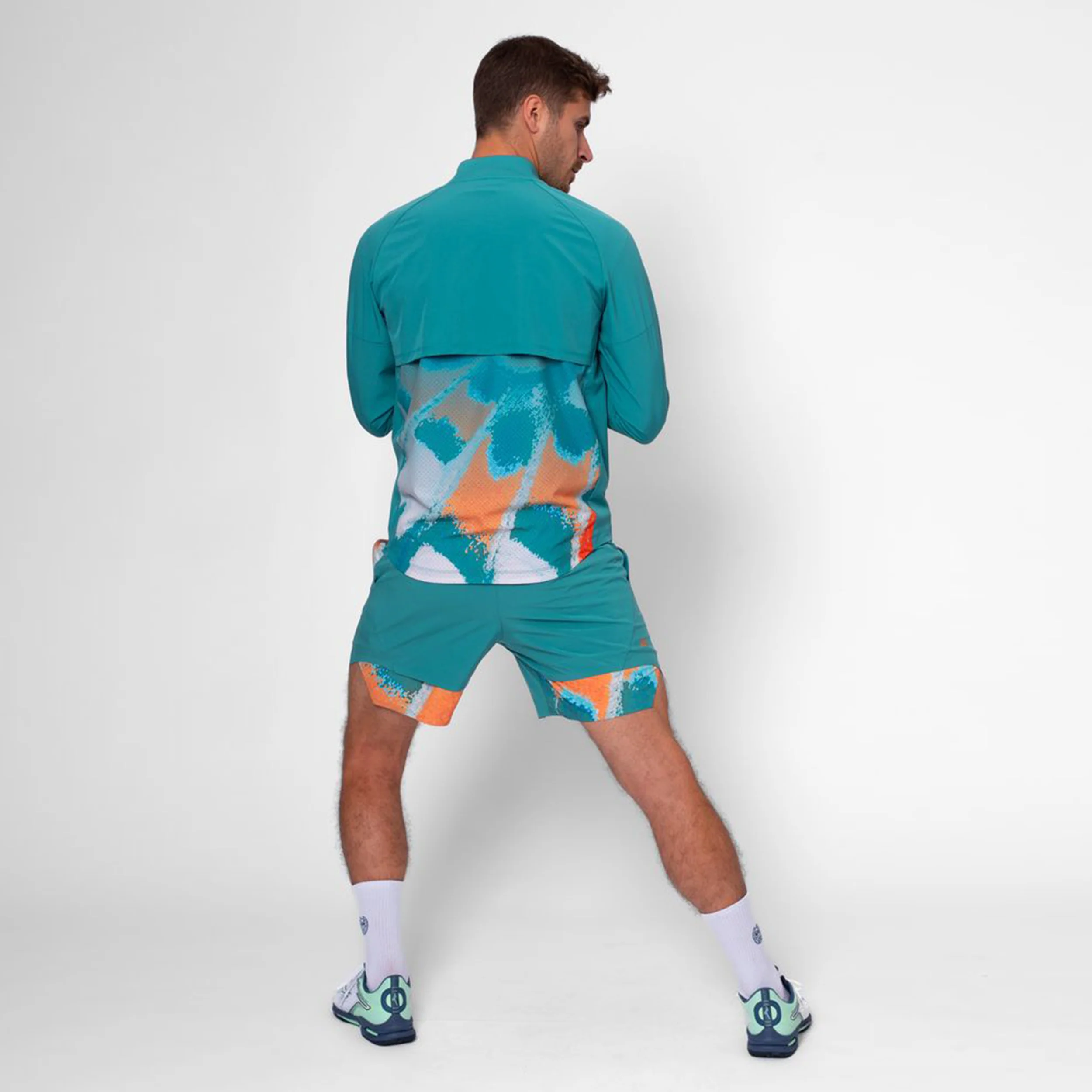 Melbourne 2025 Printed Trainingsjacke Herren-Petrol - Image 9