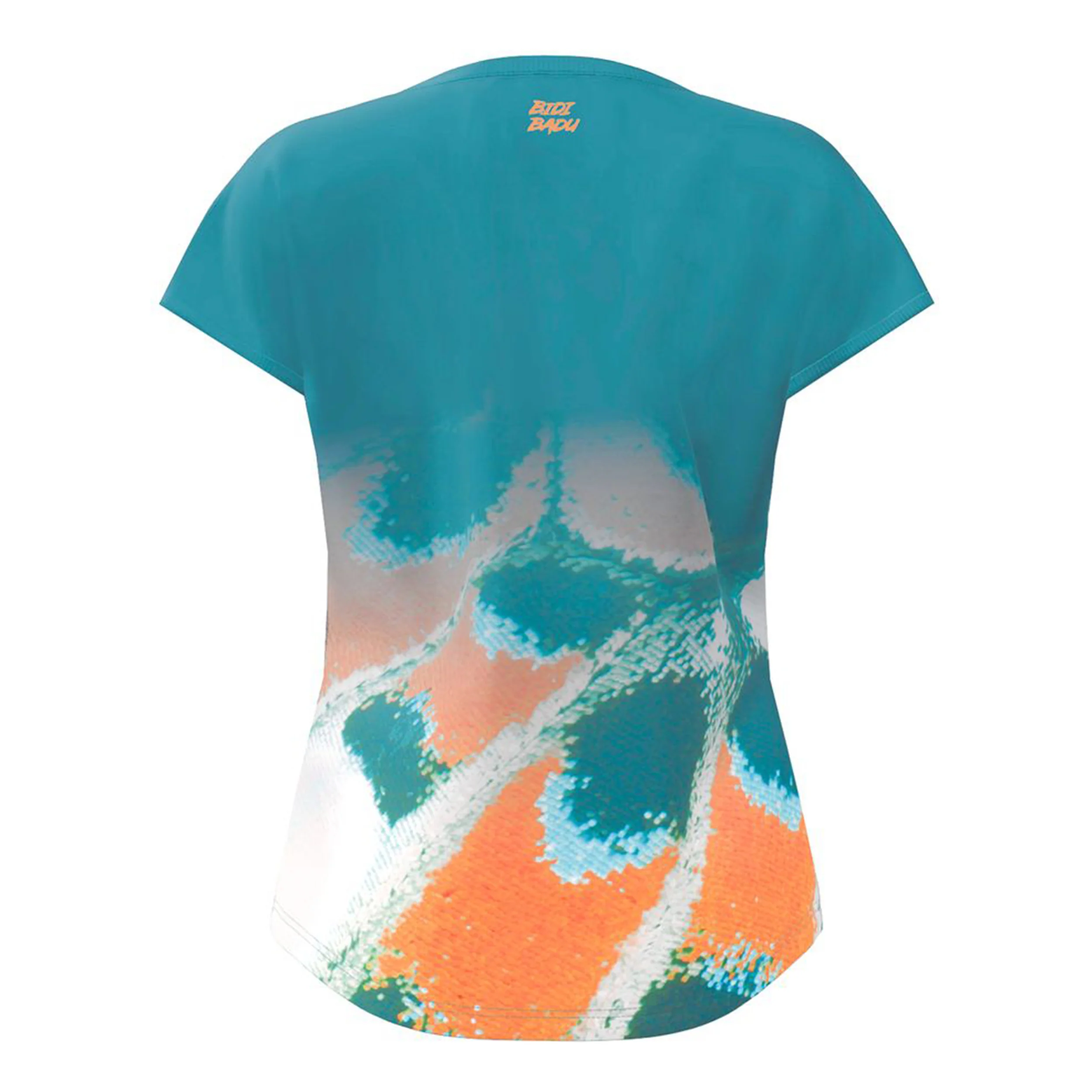 Melbourne 2025 T-Shirt Damen-Petrol,Orange - Image 2