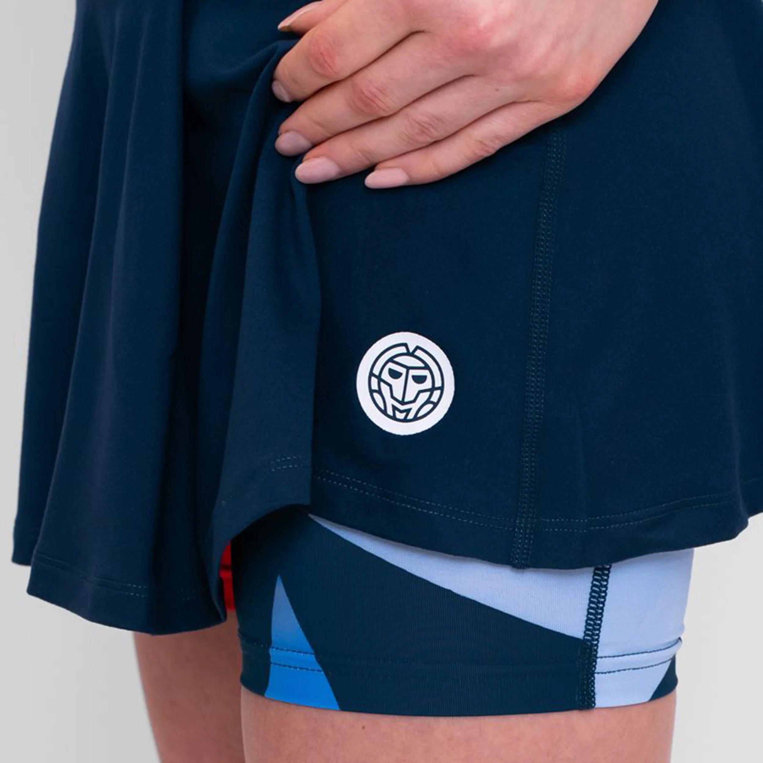 New York 2024 Printed Wavy Rock Damen-Dunkelblau - Image 8