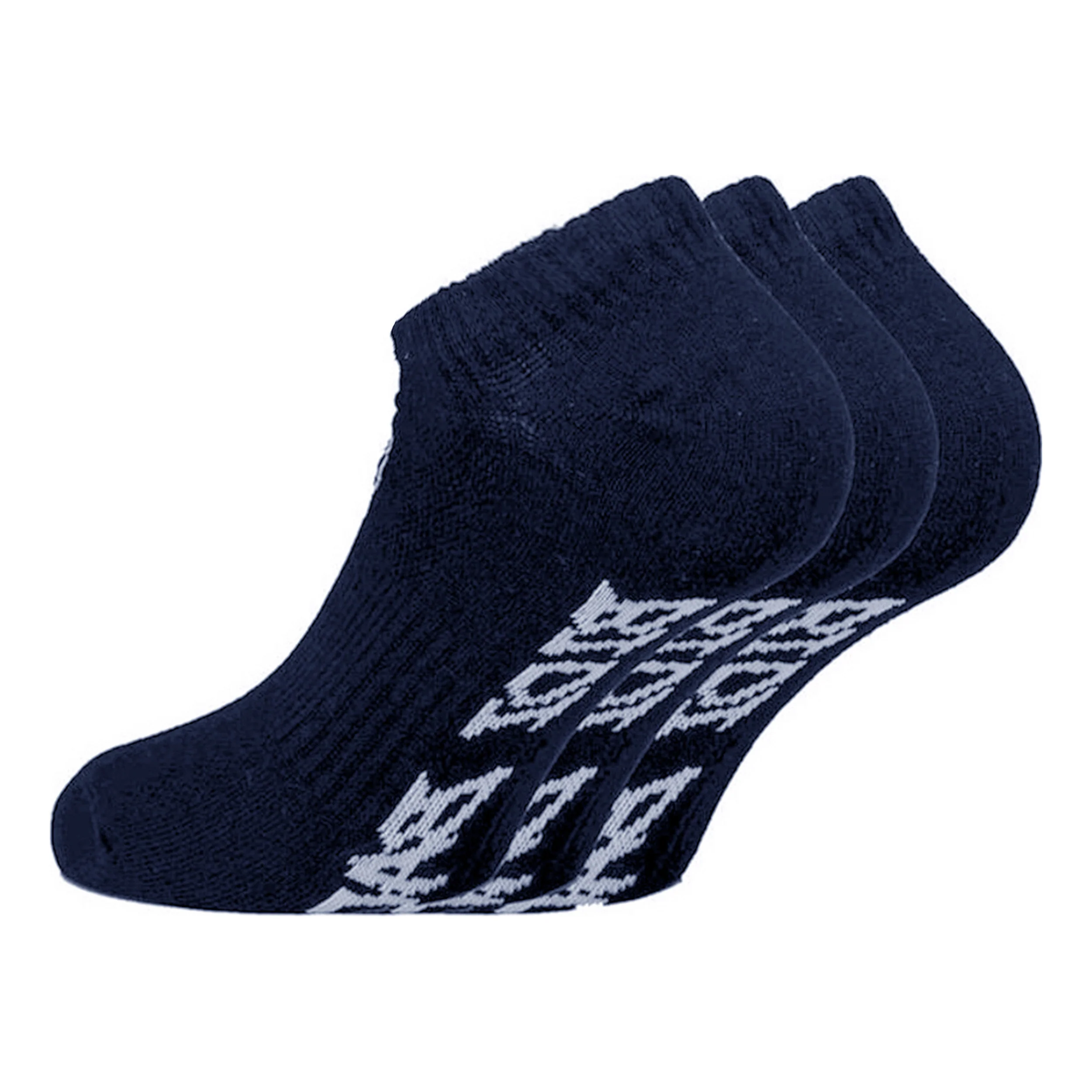 No Party No Show Move Tennissocken 3er Pack-Dunkelblau,Weiß - Image 2
