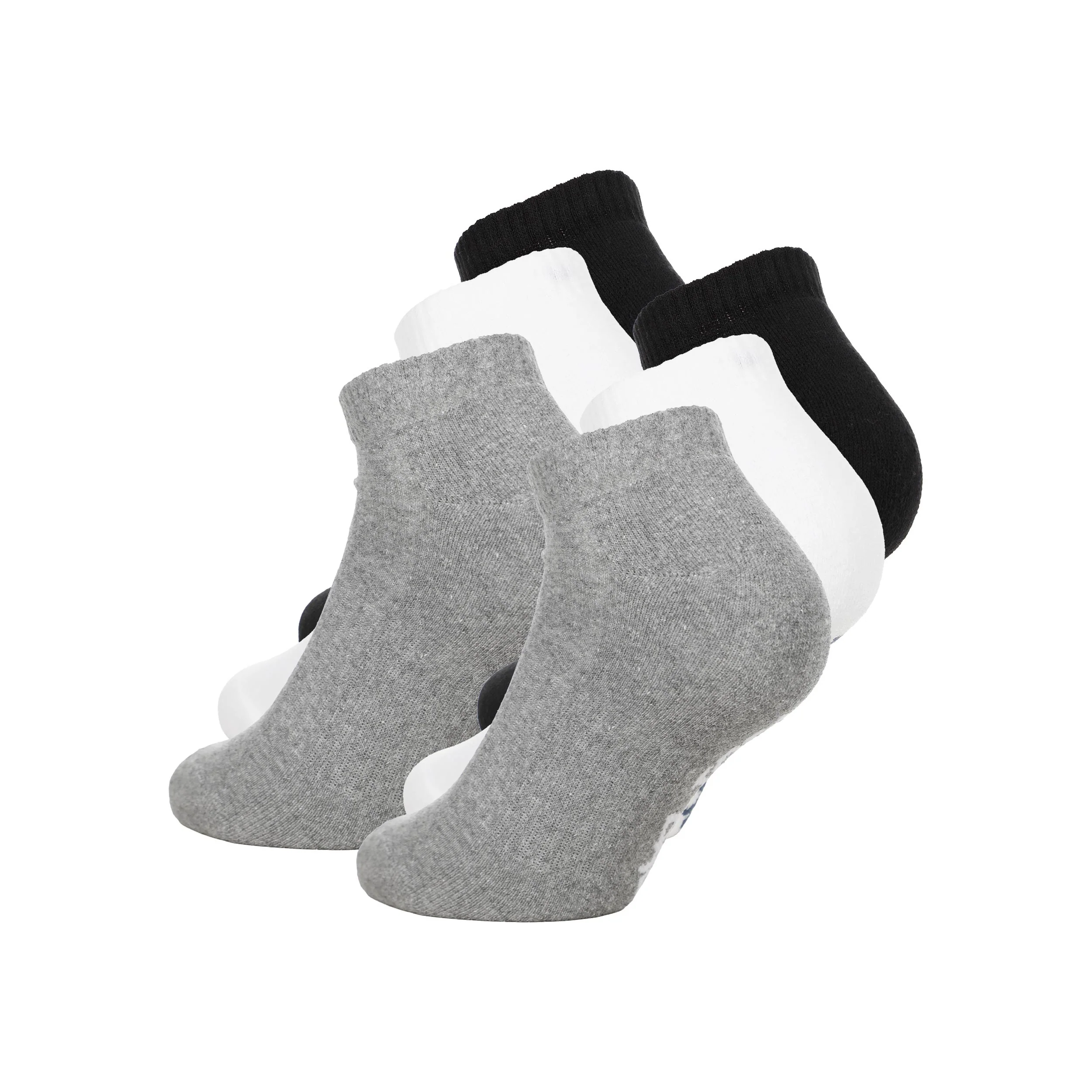 No Party XXL No Show Move Tennissocken-Grau,Schwarz - Image 2