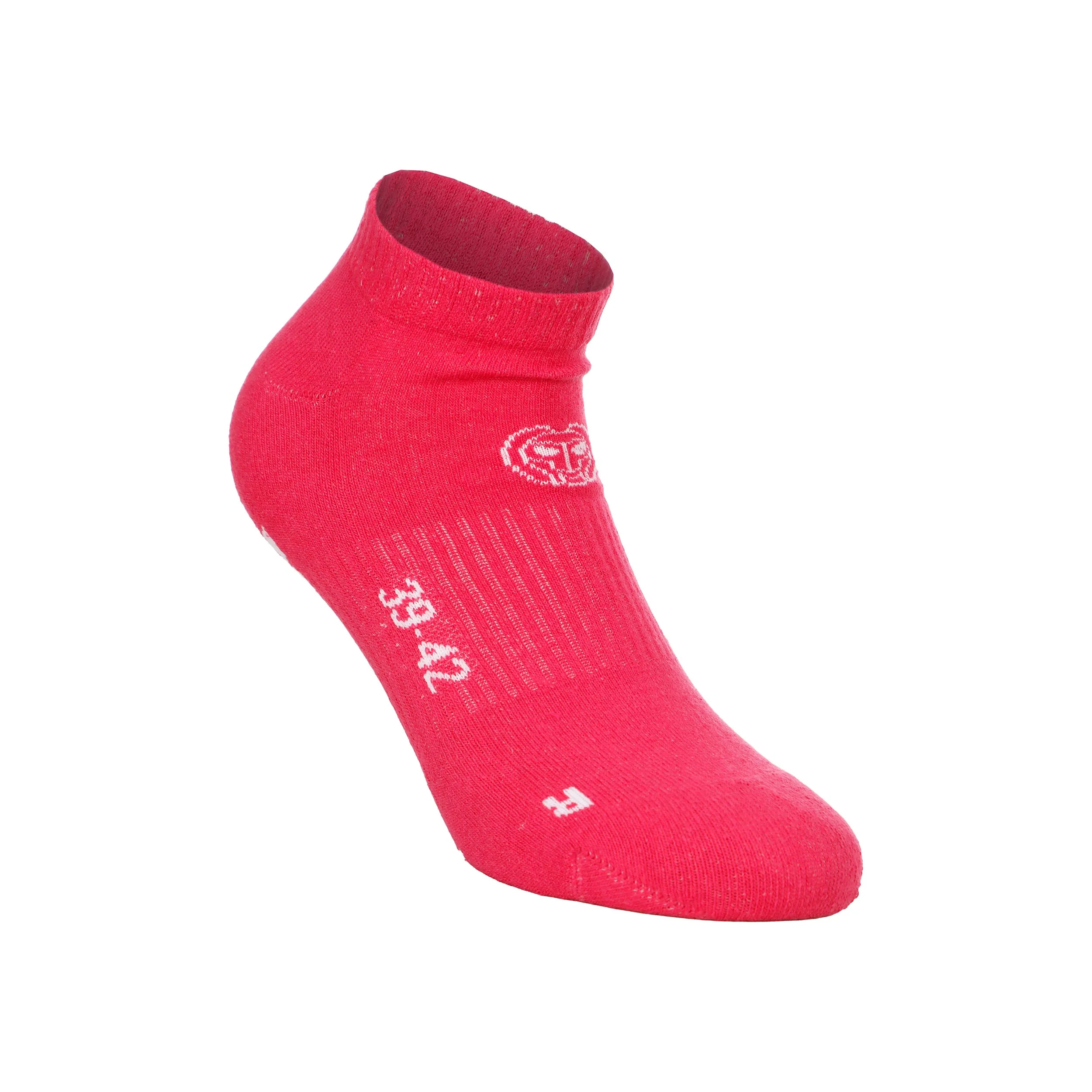 No Party XXL No Show Move Tennissocken-Pink,Weiß - Image 3
