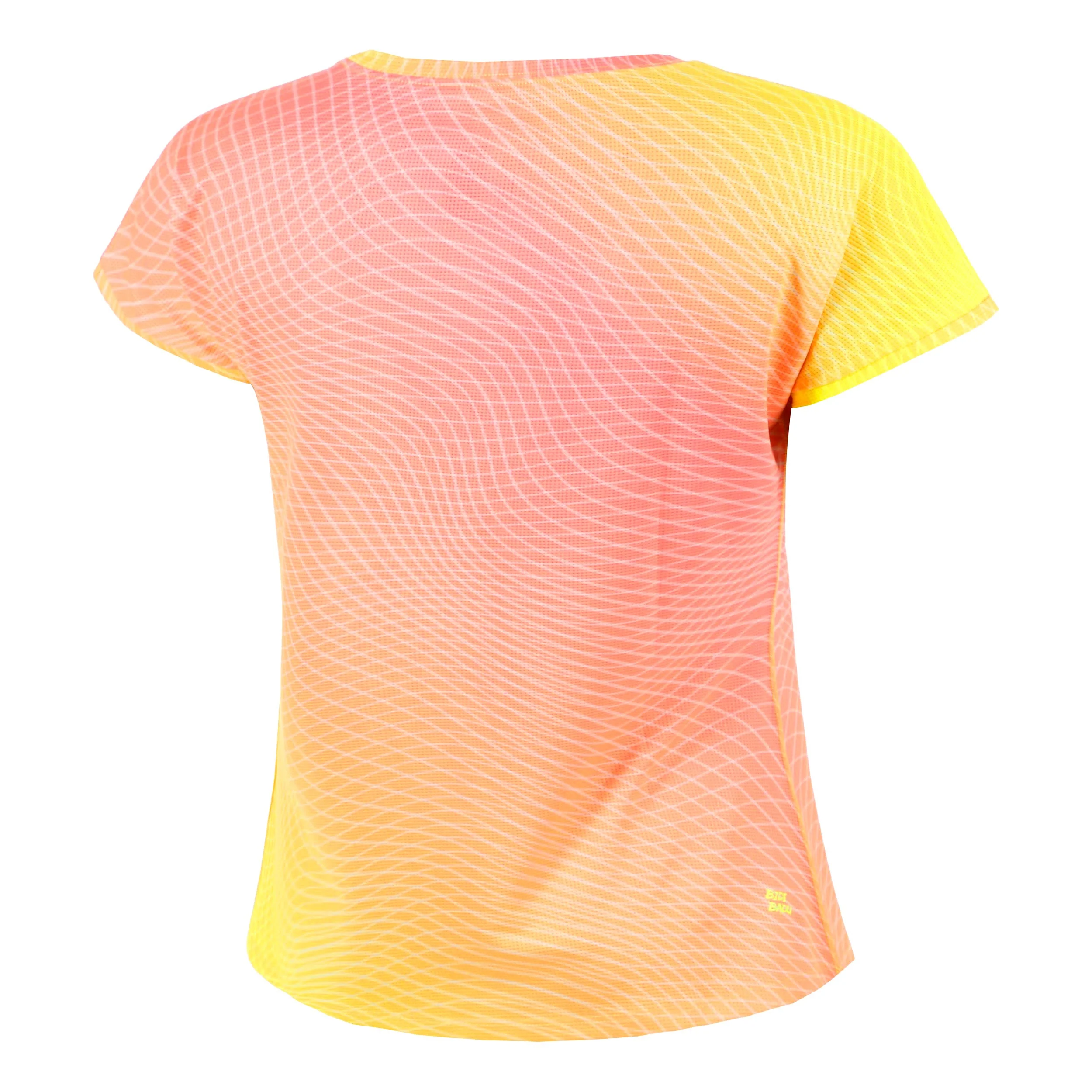 Out of Control Capsleeve T-Shirt Damen-pink, neongelb - Image 2