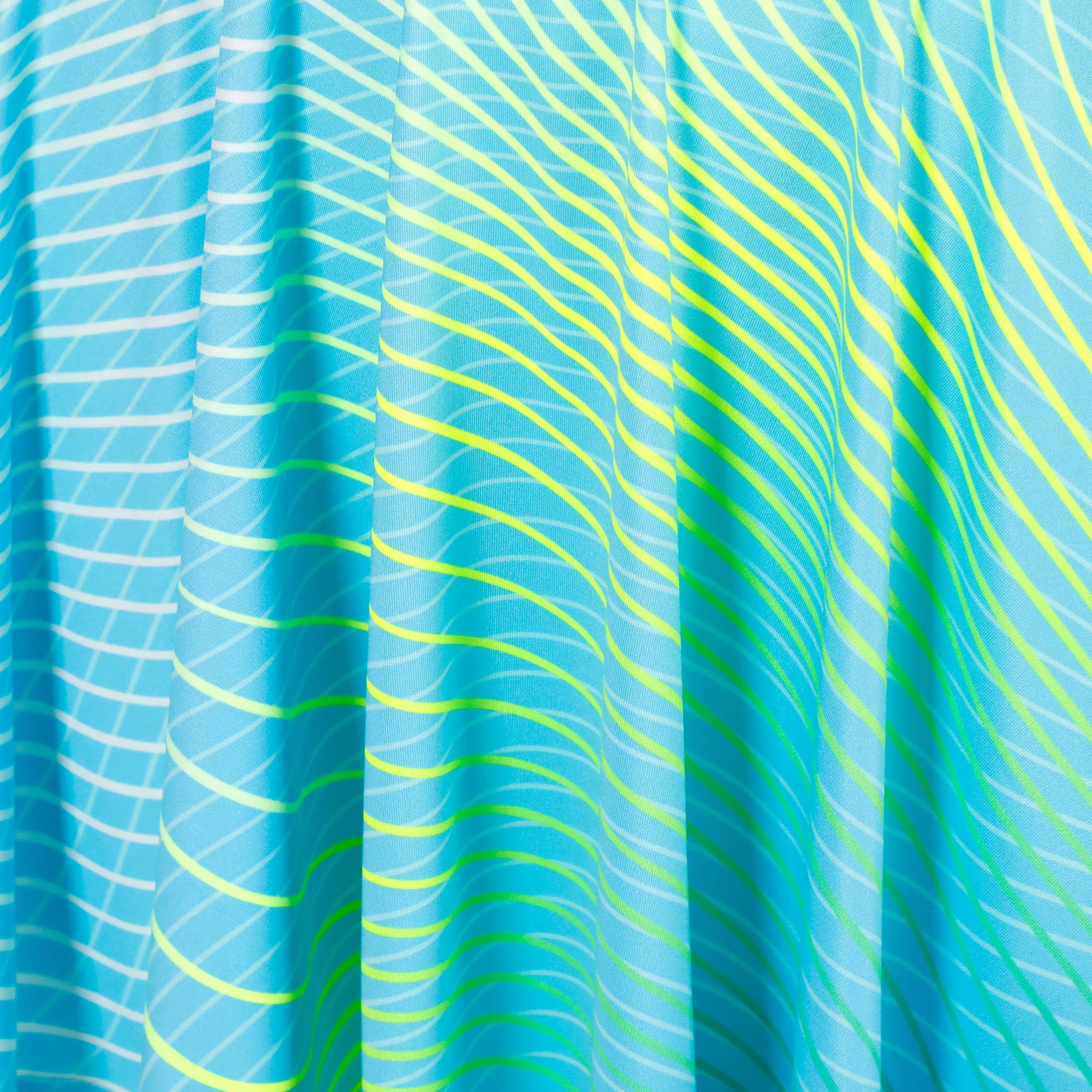 Out of Control Kleid Damen-hellblau, neongelb - Image 6