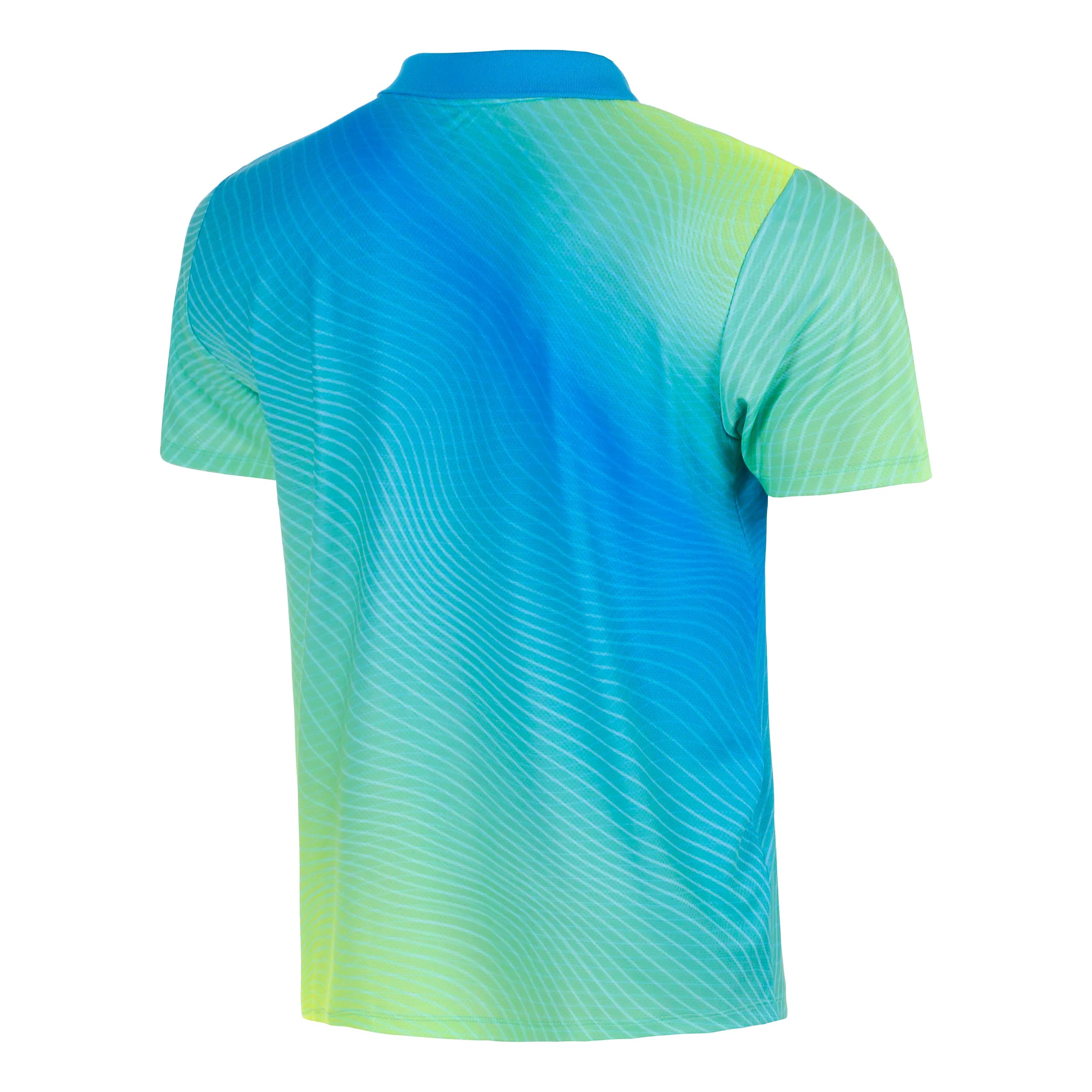 Out of Control Polo Herren-blau, neongelb - Image 2