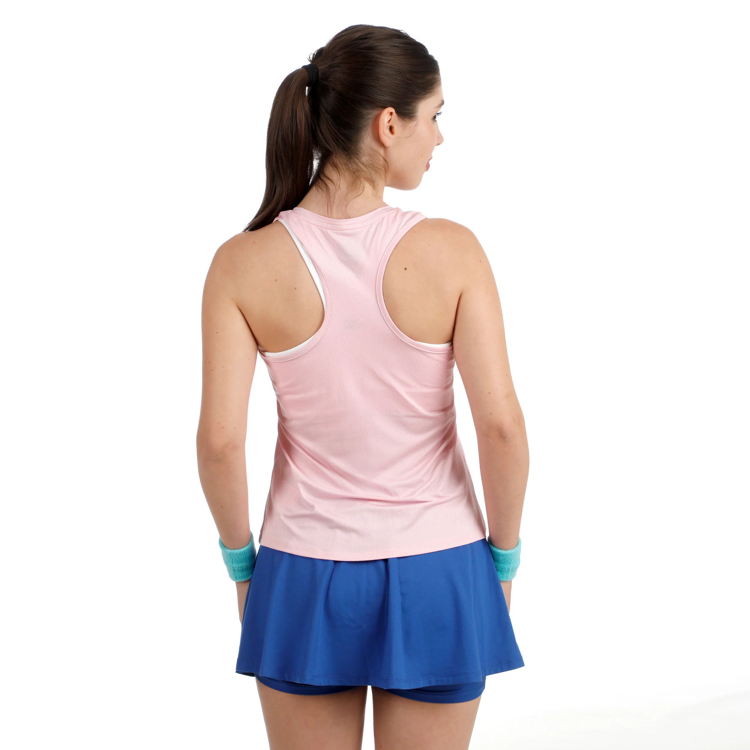 Out of Control Racerback Tank-Top Damen - pink, weiß - Image 6
