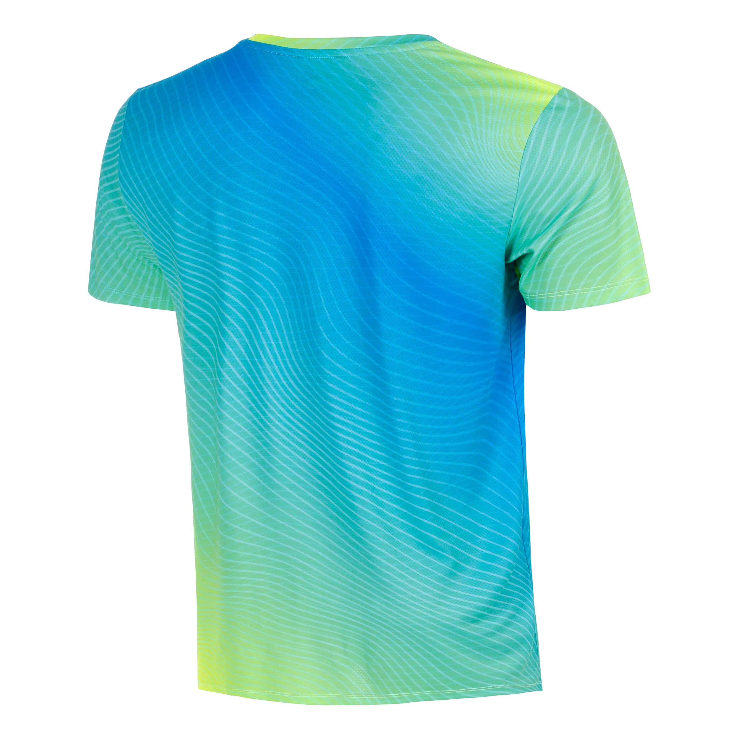 Out of Control T-Shirt Herren-blau, neongelb - Image 2