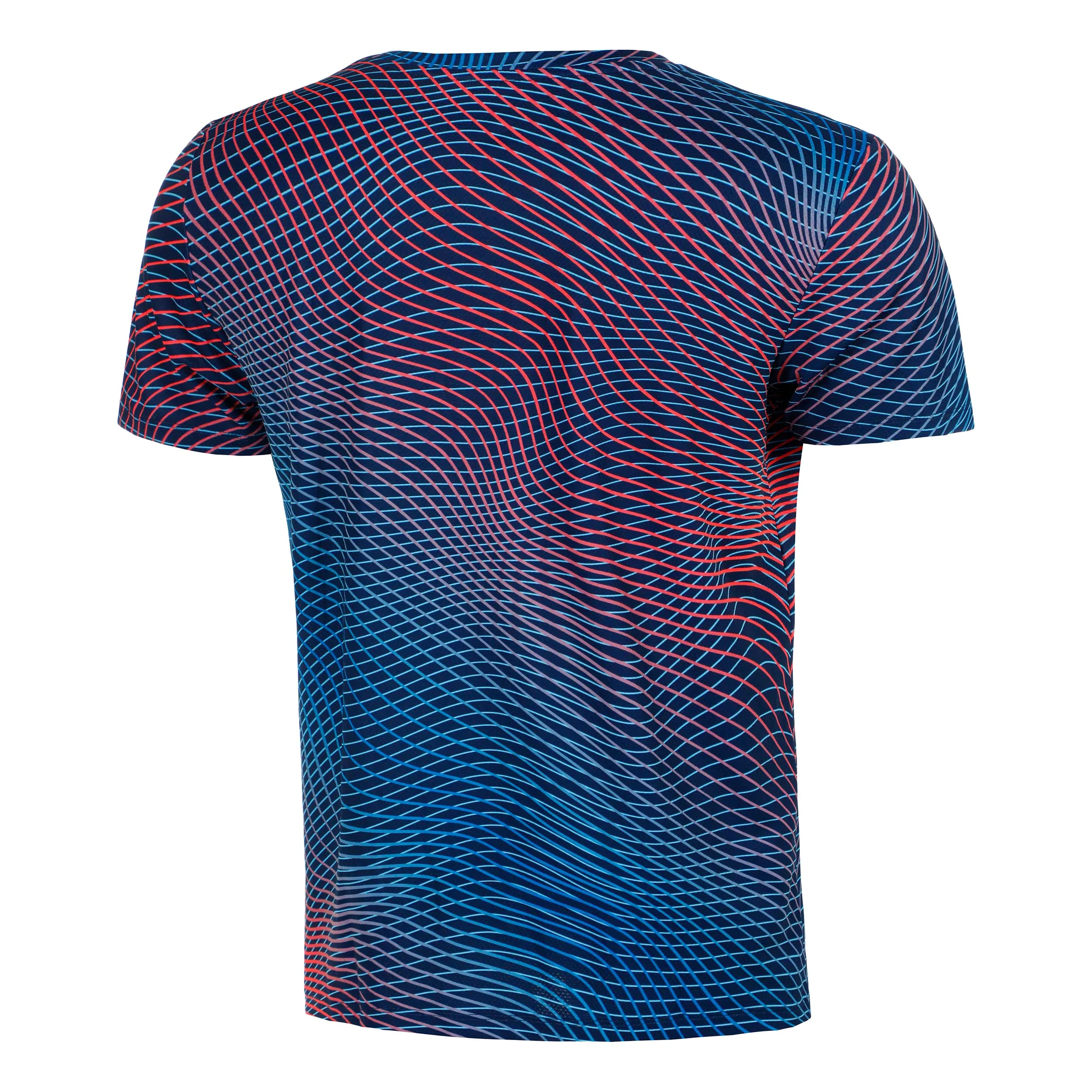 Out of Control T-Shirt Herren-dunkelblau, koralle - Image 2