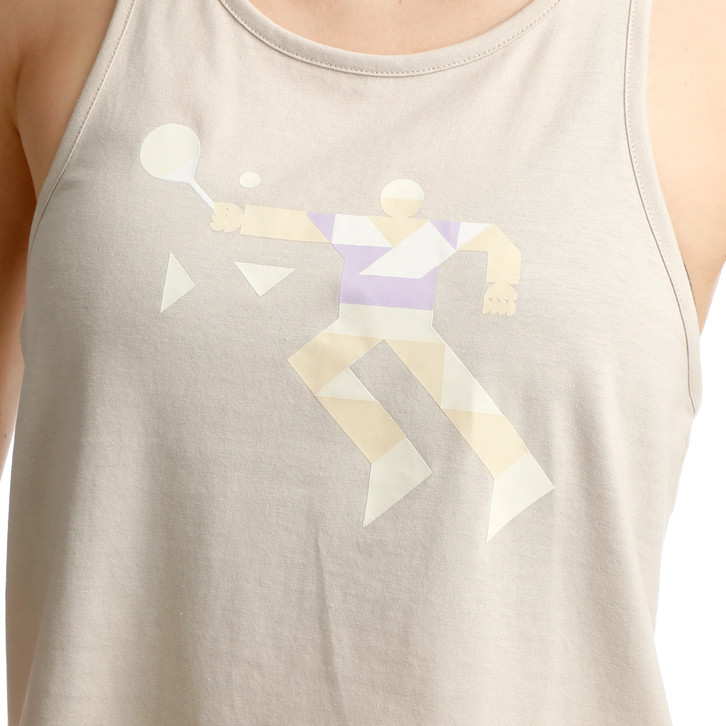 Paris 2025 Chill Tank-Top Damen-Beige - Image 7