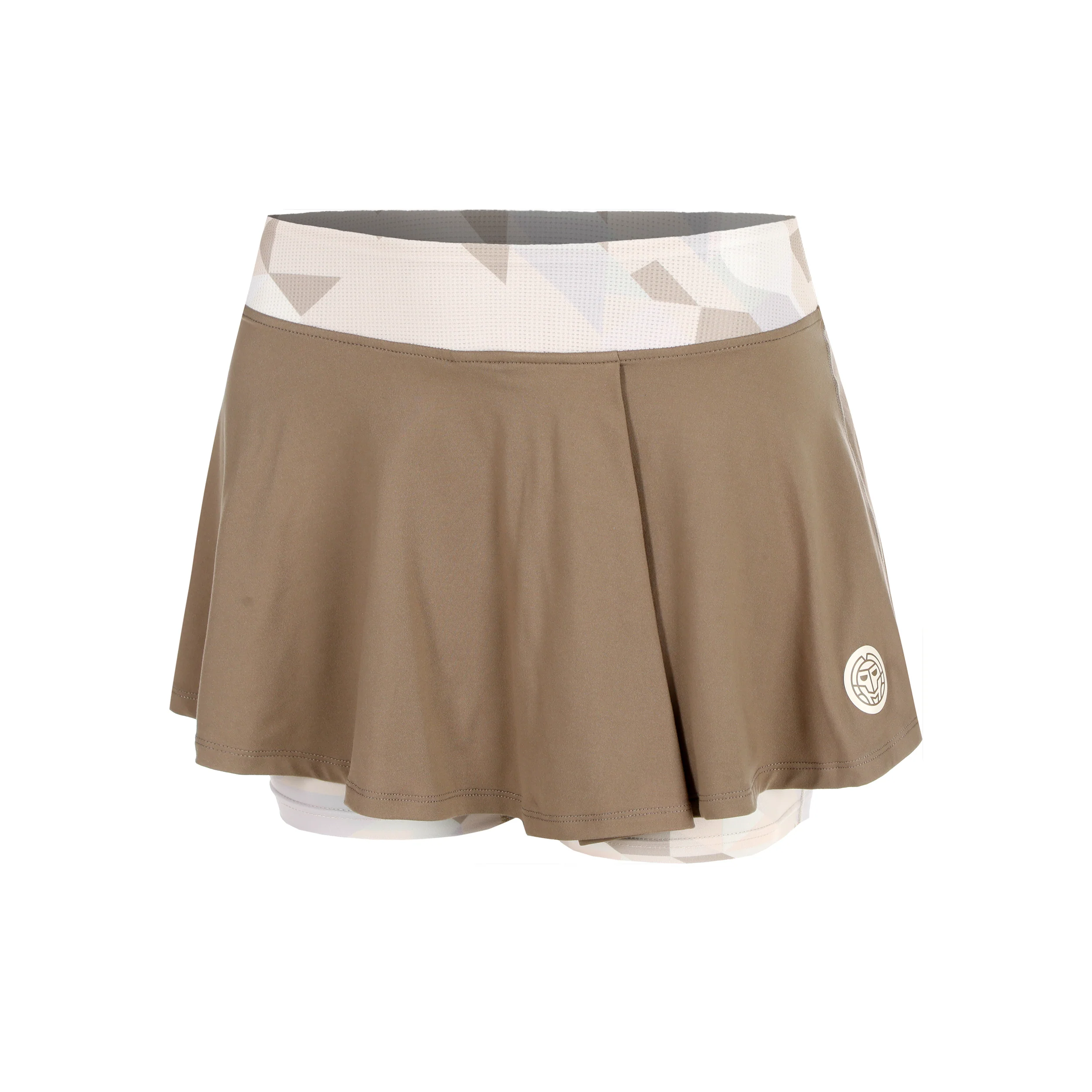 Paris 2025 Printed Wavy Rock MĂ€dchen-Braun,Beige