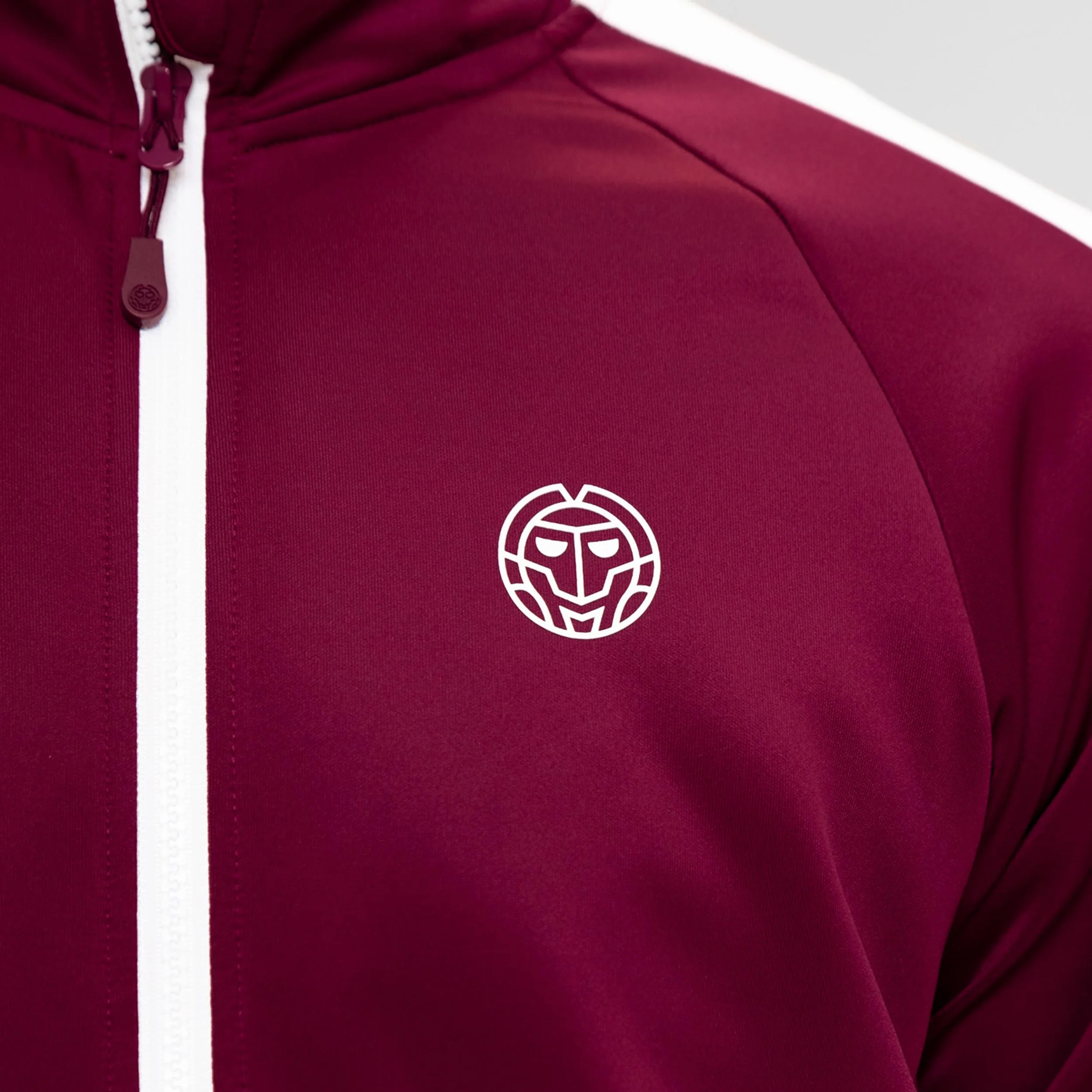 Protected Leafs Trainingsjacke Herren-Weinrot - Image 5