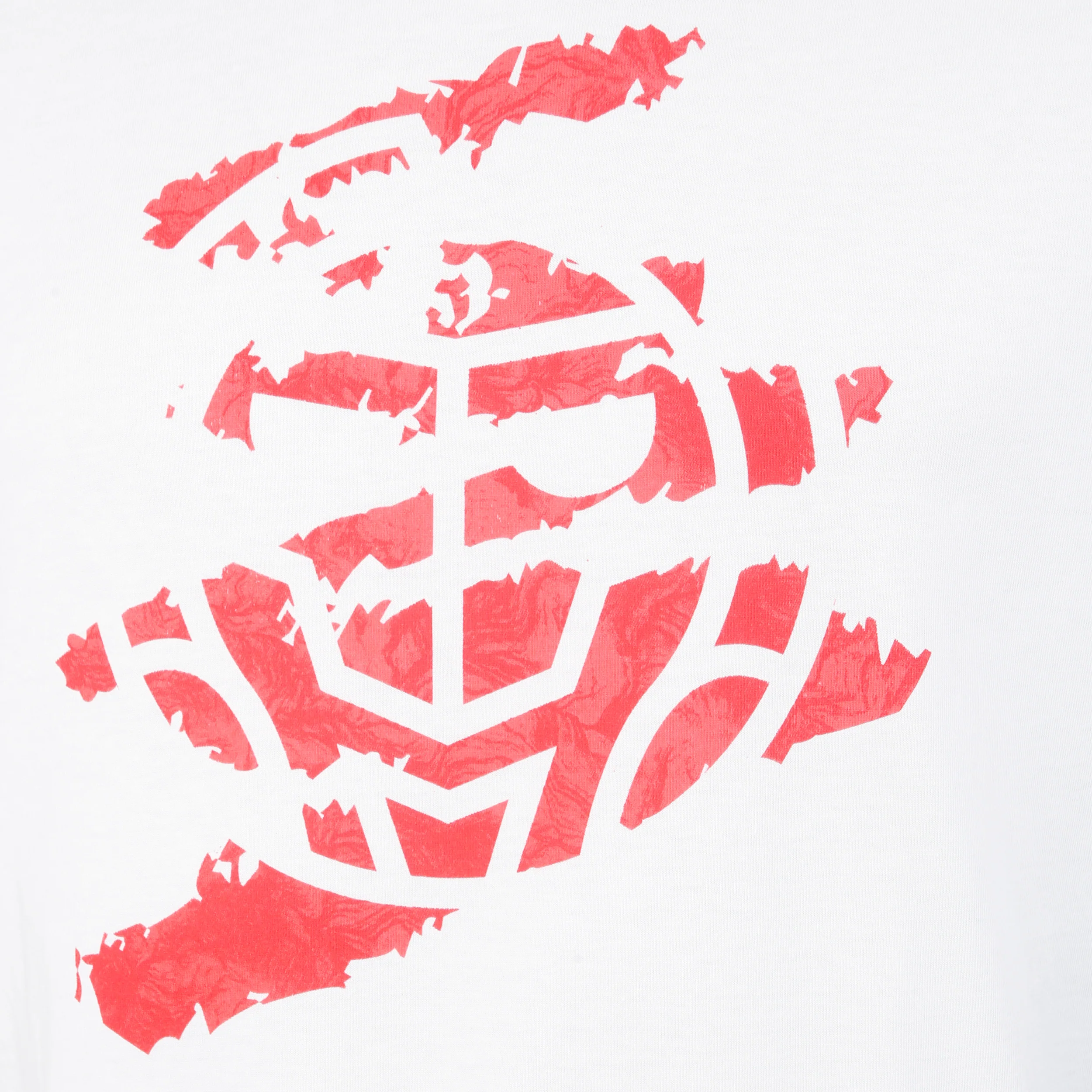 Saliou ÖTV Lifestyle T-Shirt Herren-Weiß,Rot - Image 3