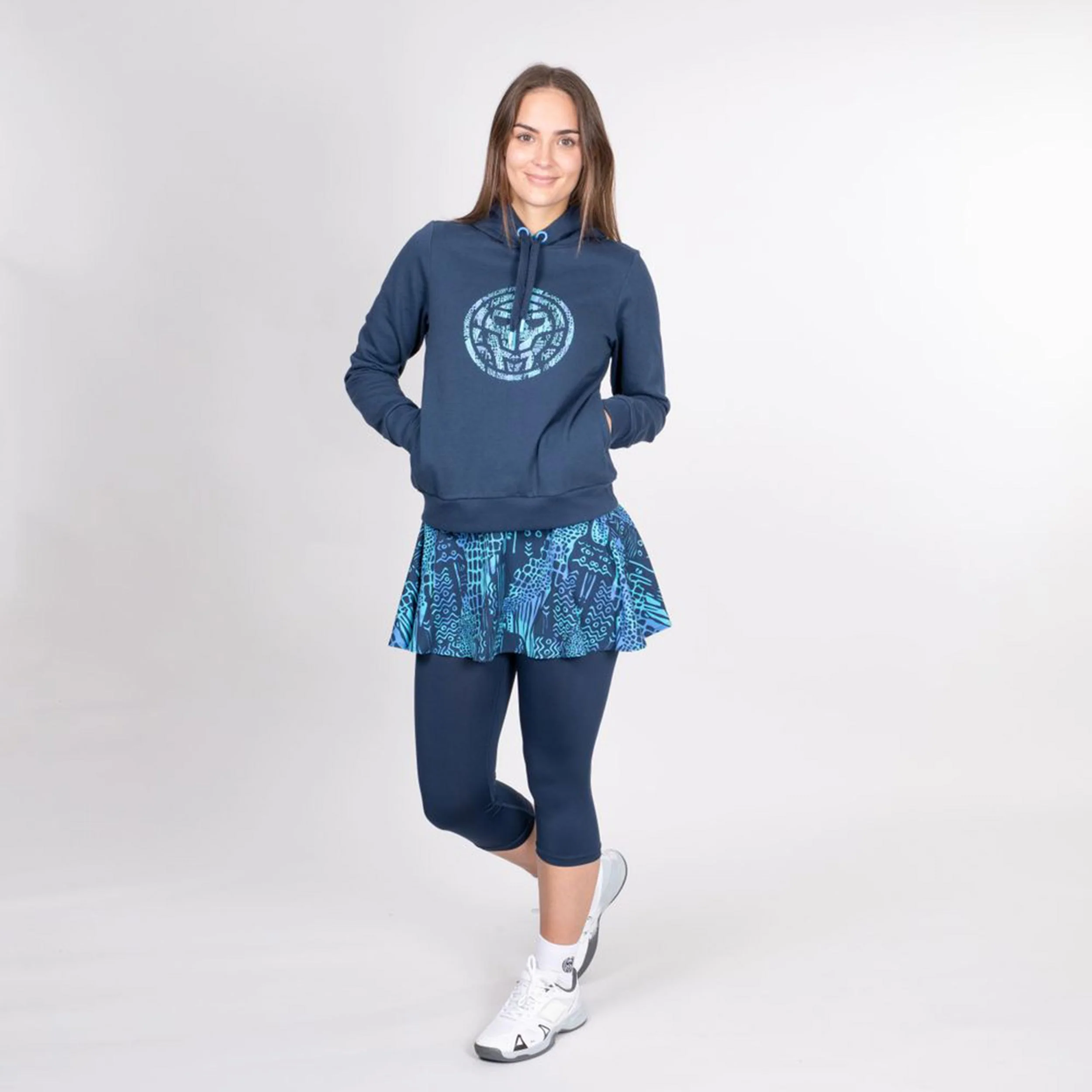 Sarabi Lifestyle Hoody Damen-Dunkelblau - Image 3